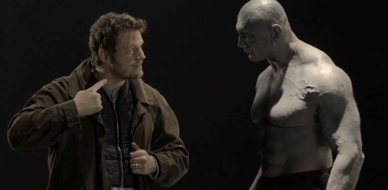 Chris Pratt and Dave Bautista's audition tape for Guardians of the Galaxy