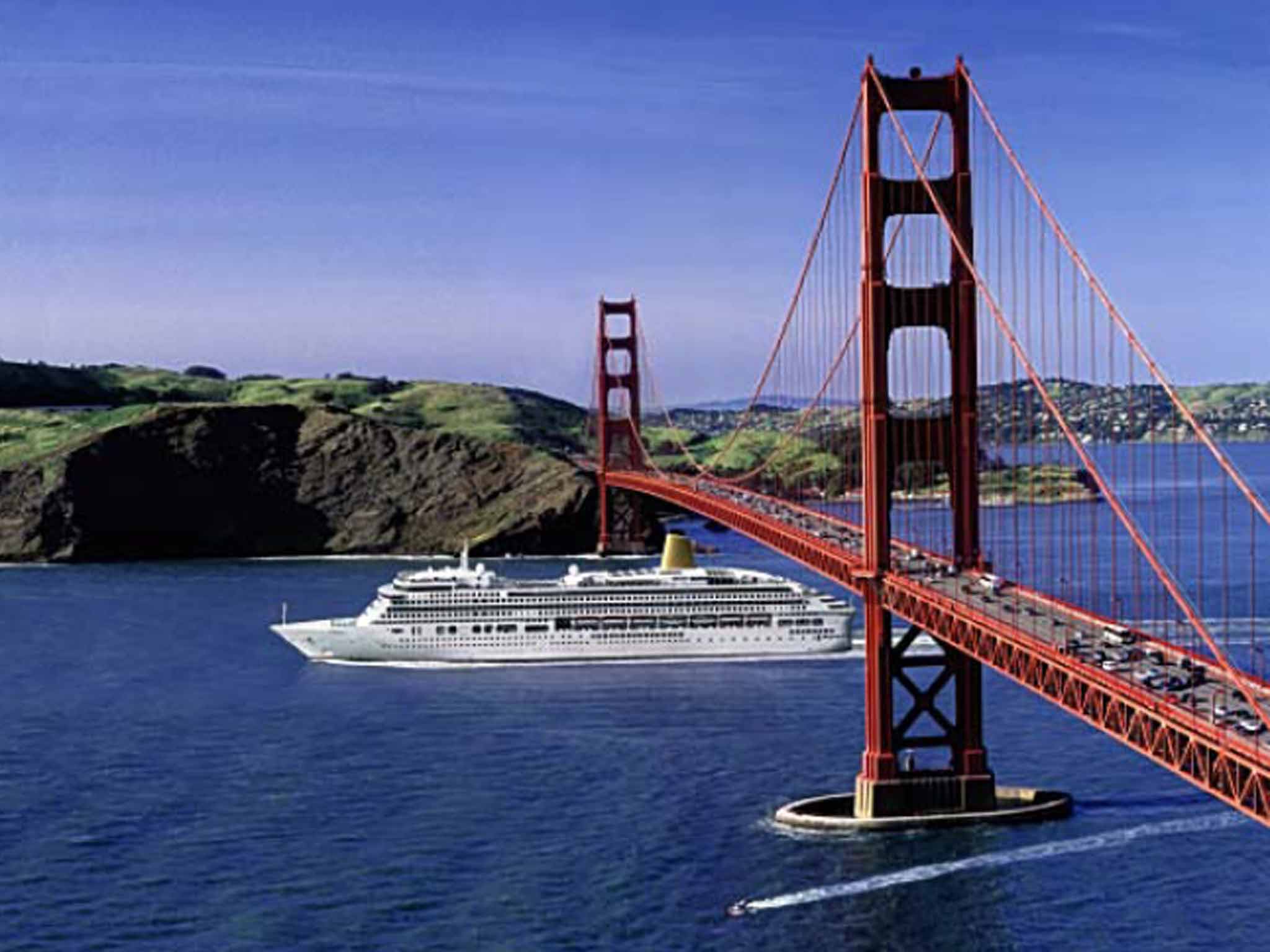 Bridge the gap: P&O's Aurora in San Francisco