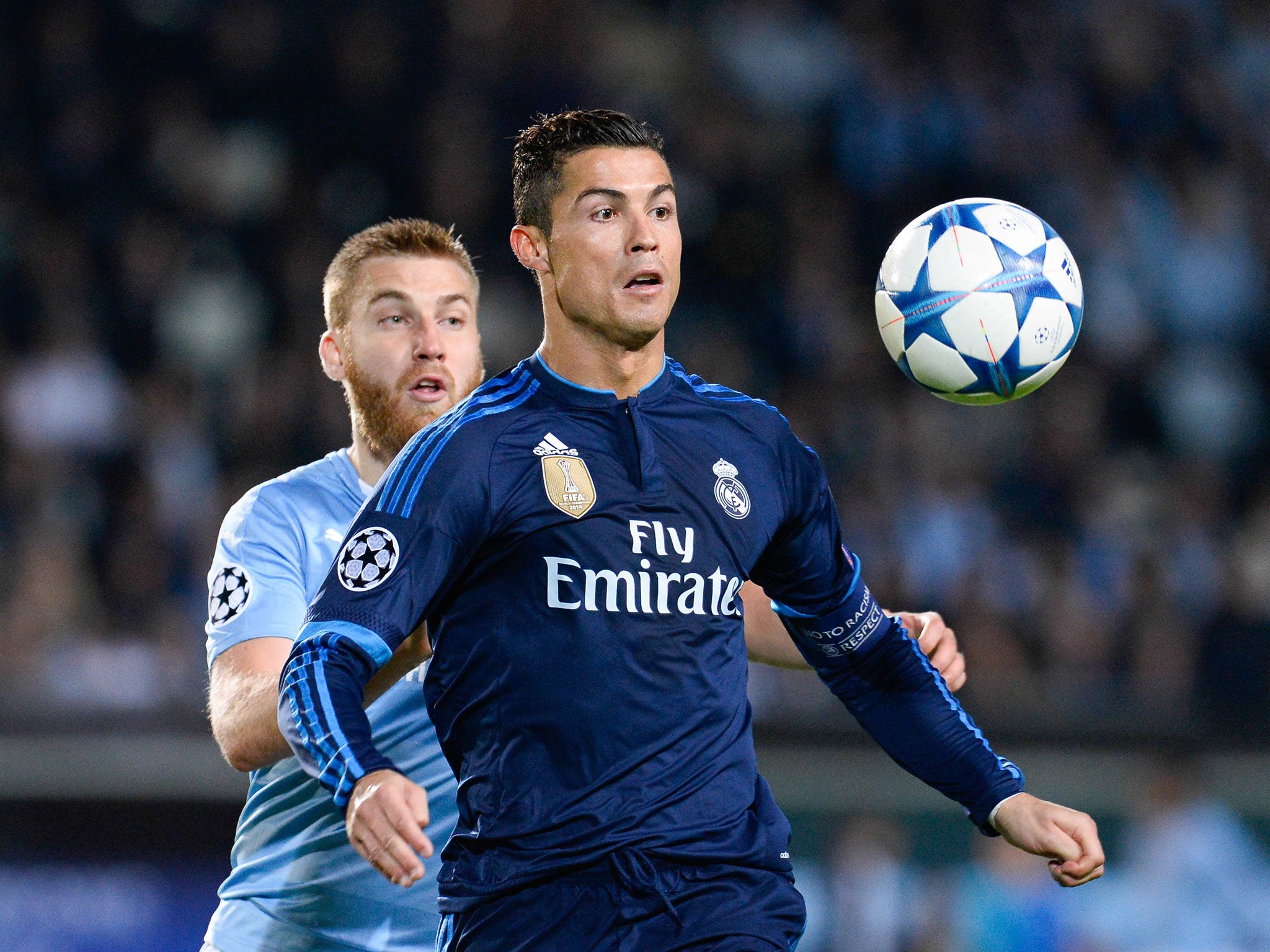 Cristiano Ronaldo is the only Real Madrid player to have scored against Malmo