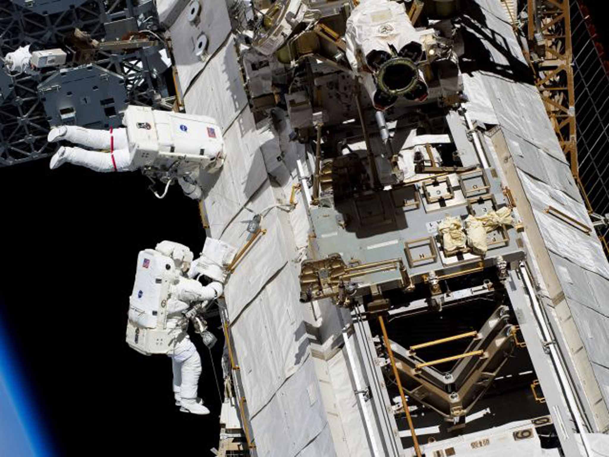 Keep your fingers crossed for a pop at a spacewalk: repairs are scheduled for January