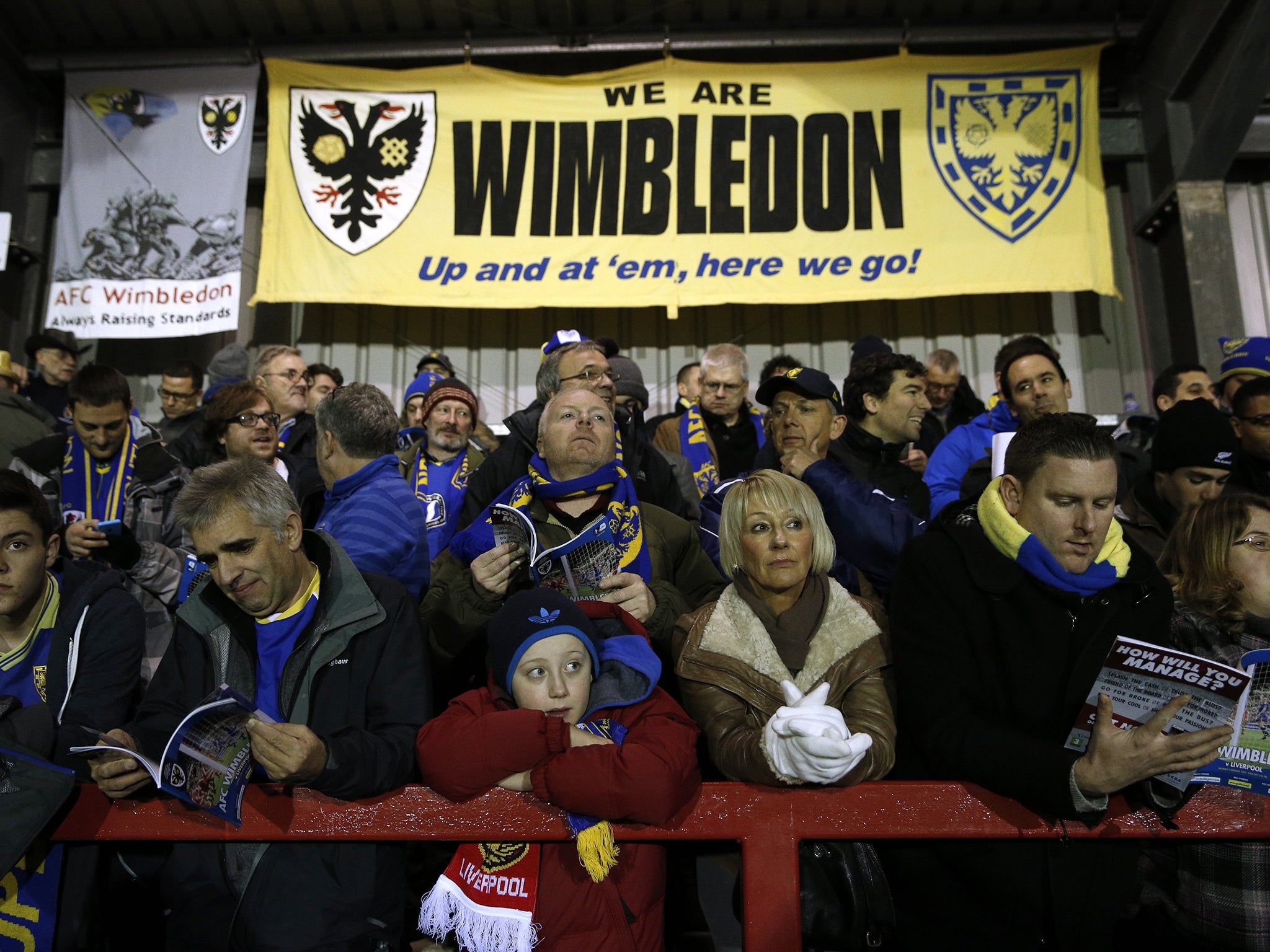 Fan ownership has also been popularised by the success of AFC Wimbledon, now in League Two