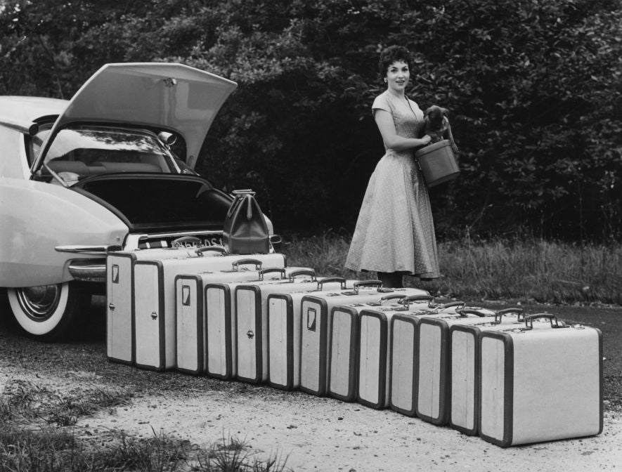 Like the Italian actress Gina Lollobrigida, a reader had too many cases for the hire car