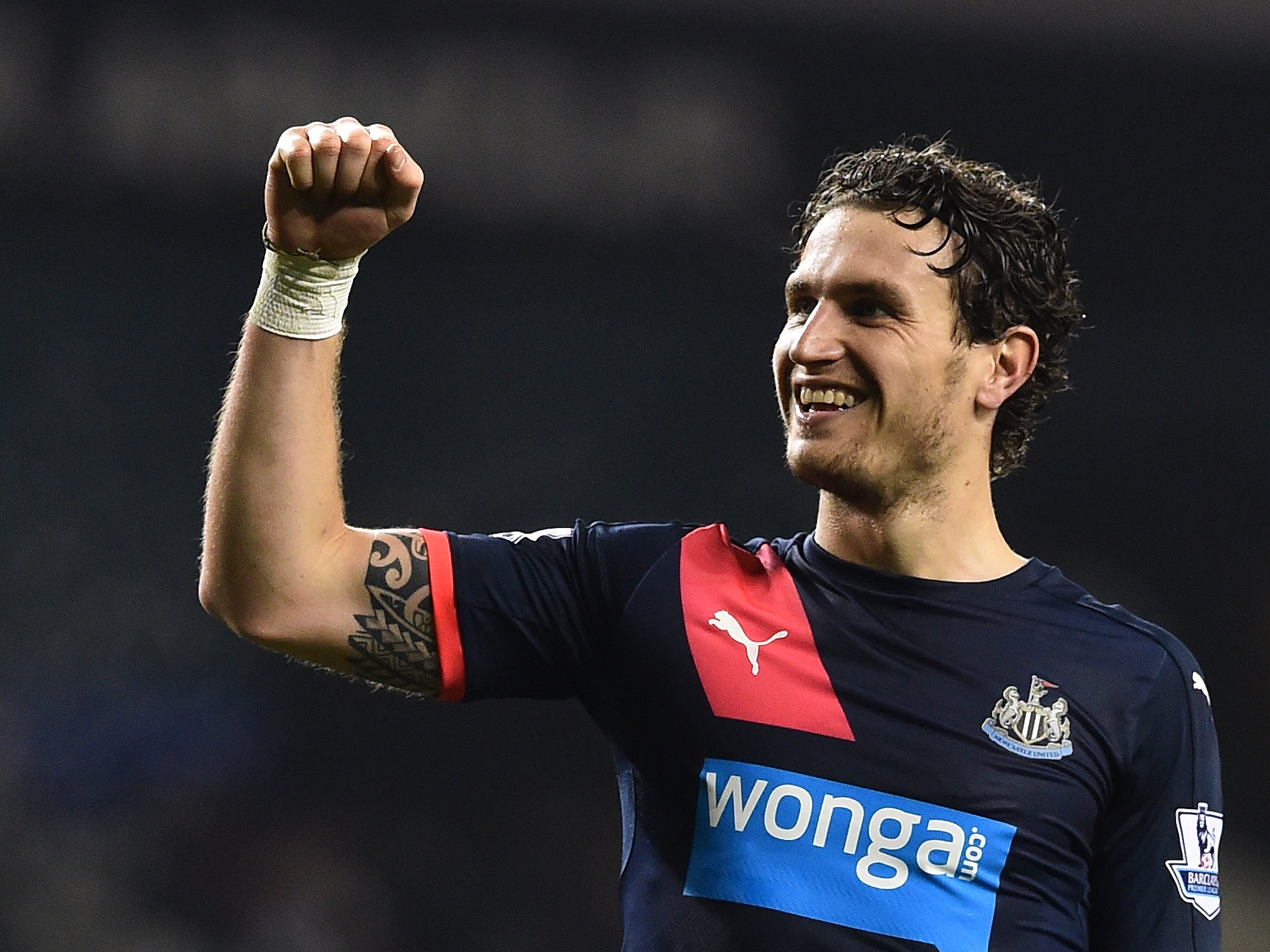 A right-back but one who often looked like the club’s most threatening attacking outlet under Steve McClaren. 

Last month, his national team manager, Danny Blind, revealed that the 26-year-old Dutch defender was keen to put himself ‘in the spotlight’ while playing for the Netherland, so eager is he to get away from St James’ Park.