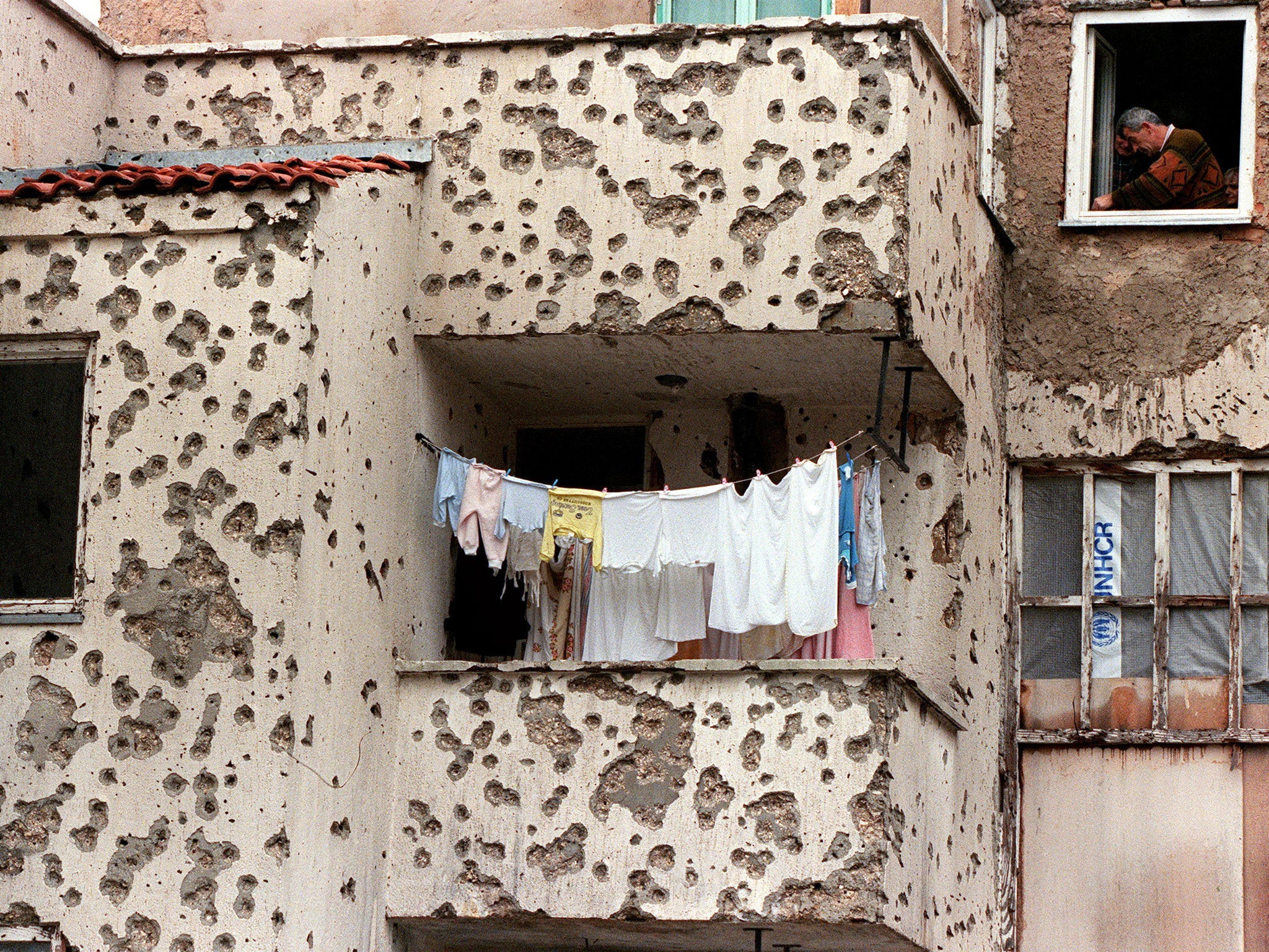 Twenty years after the end of the Balkan War, the scars of the conflict still riddle the city