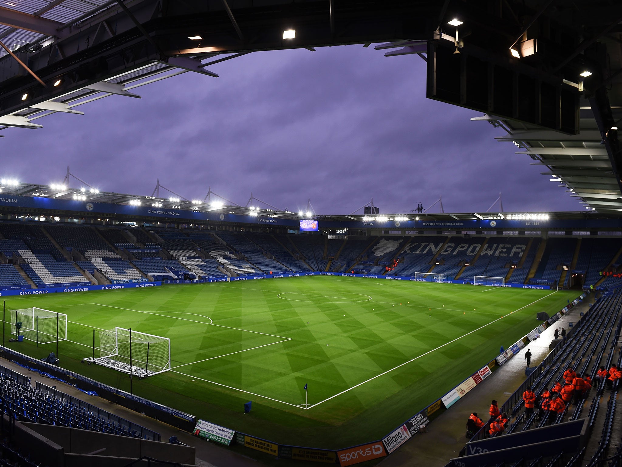 A view of Leicester City's King Power Stadium