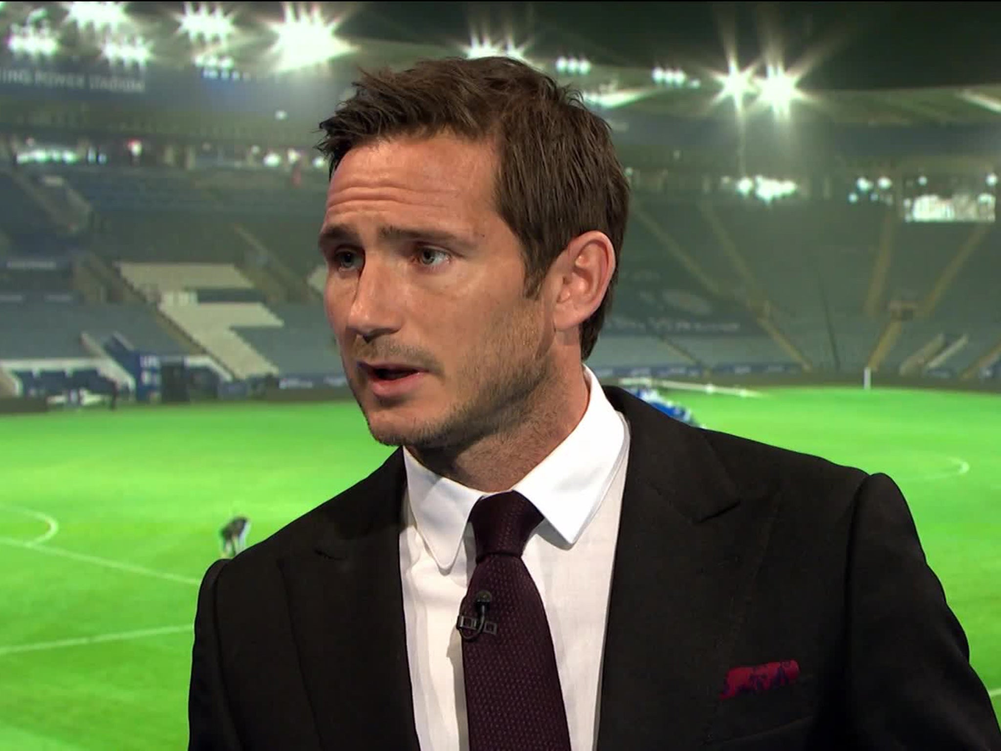 Lampard has been working in TV since retiring in 2016