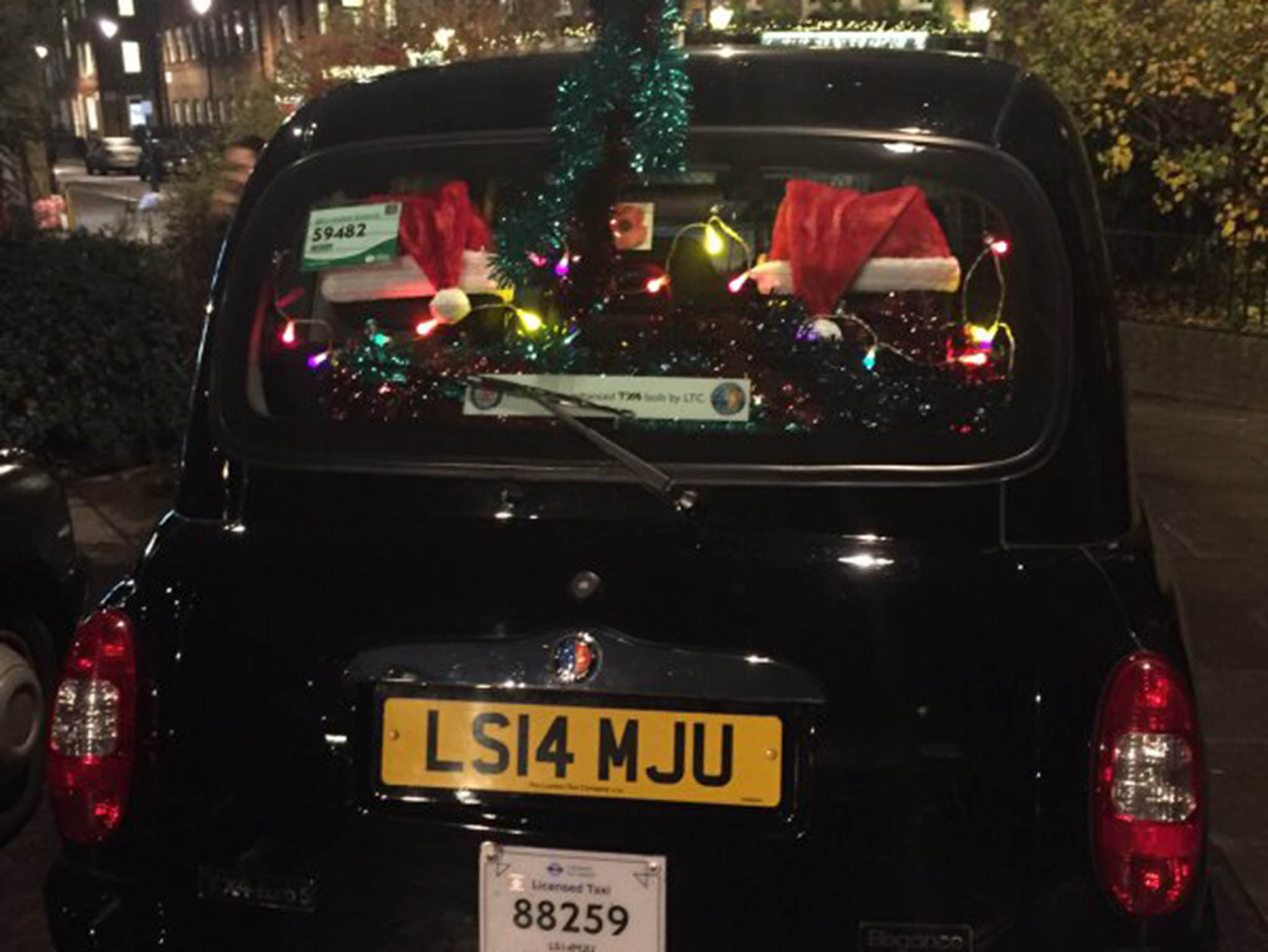 Volunteers from the Support Black Taxis group gave up their evenings of fairs to deliver donations of Christmas presents to help the homeless through winter