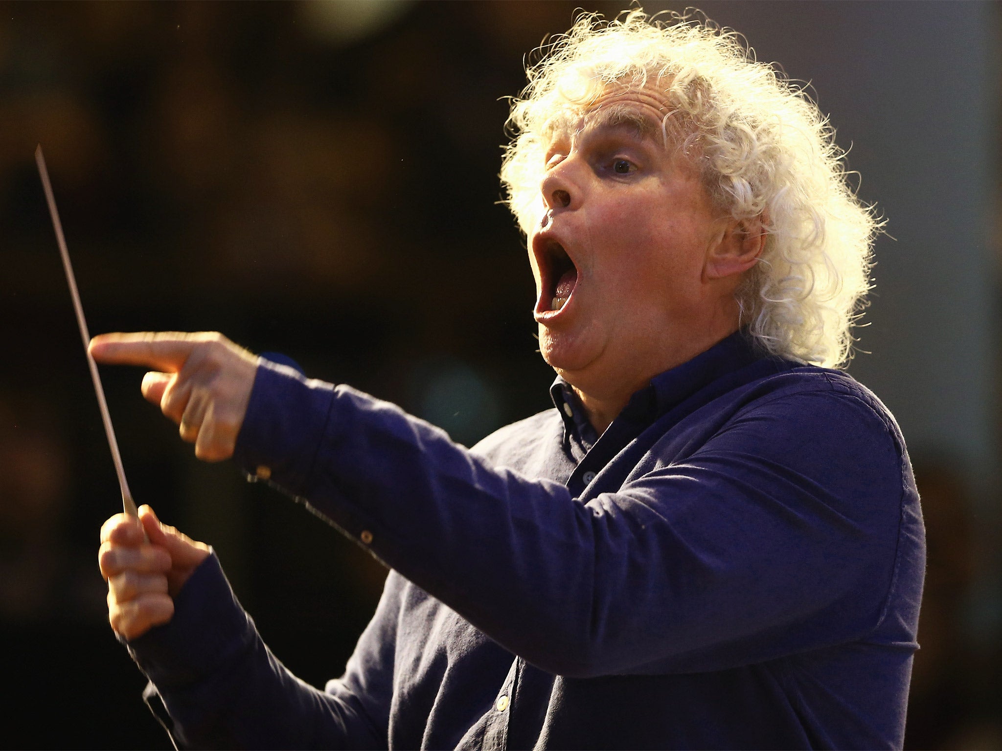 Sir Simon Rattle, who will head the London Symphony Orchestra from 2017