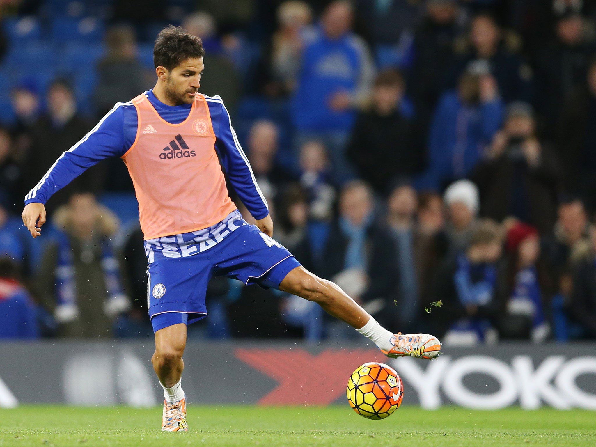 Chelsea midfielder Cesc Fabregas was dropped for the Champions League clash with Porto