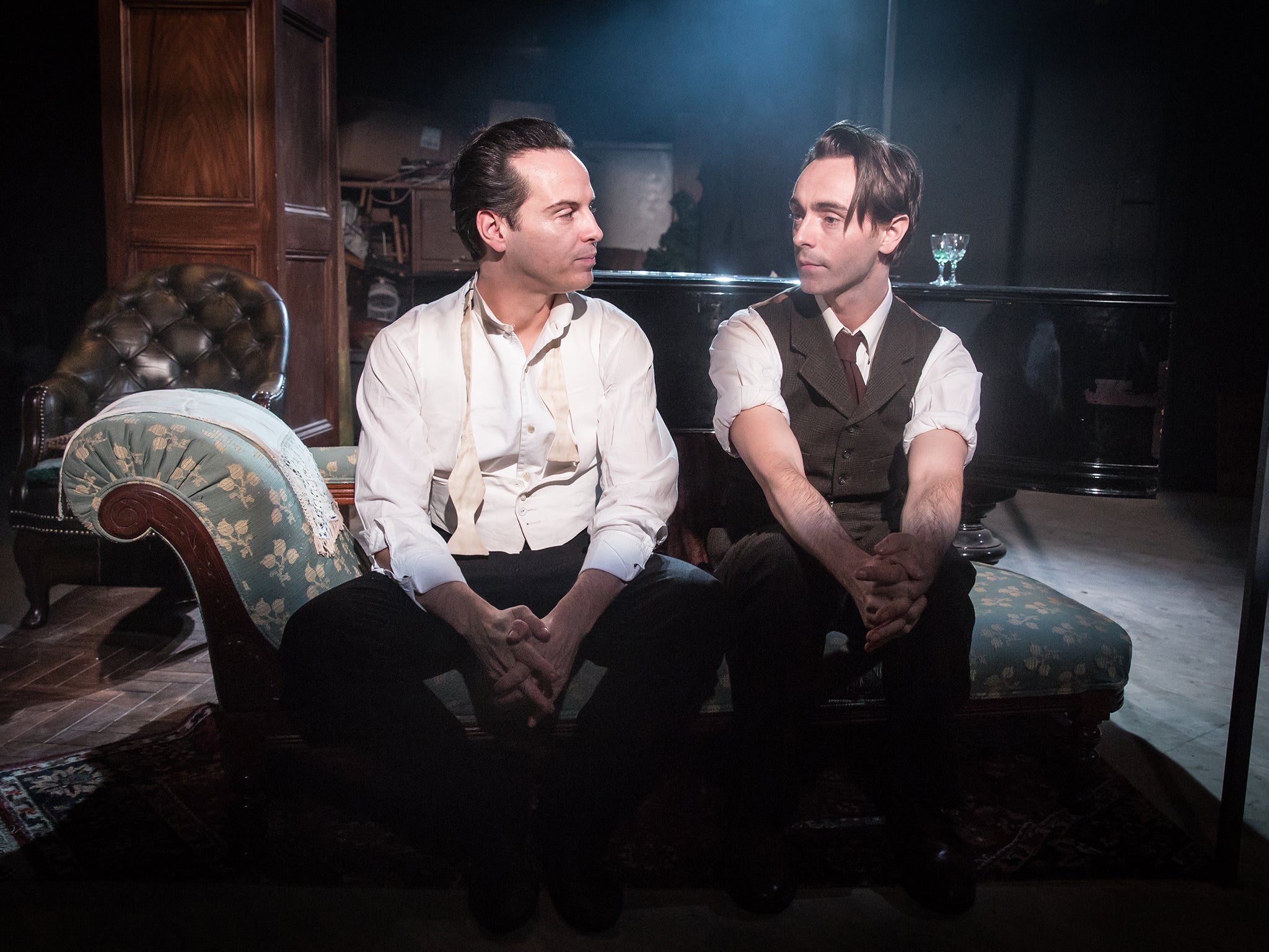 Scott and David Dawson as two reclusive brothers in 'The Dazzle'