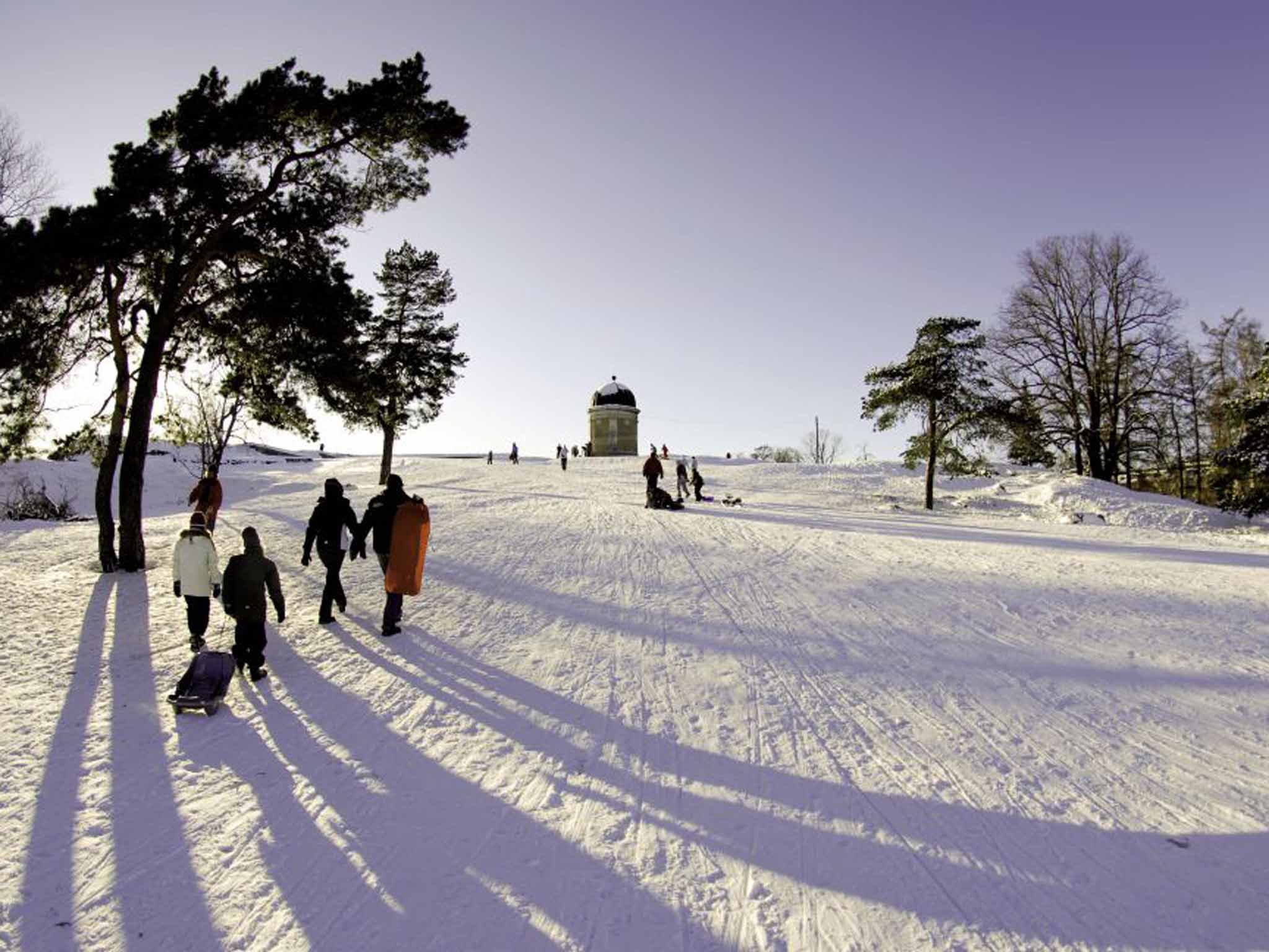 Winter wonderland: Kaivopuisto is Helsinki's oldest park