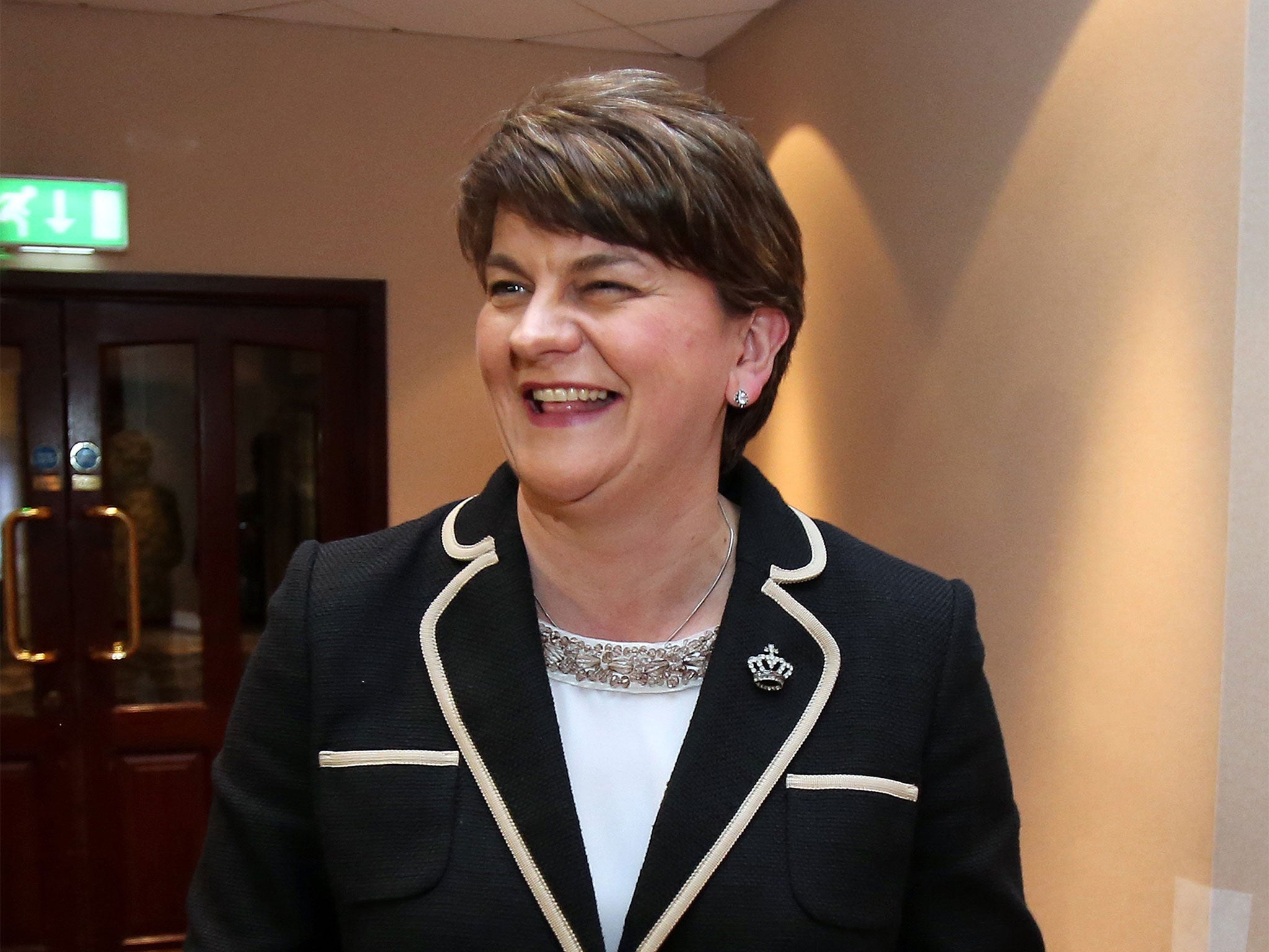 Arlene Foster said: 'I want to take our cause and our case to every part of the province'