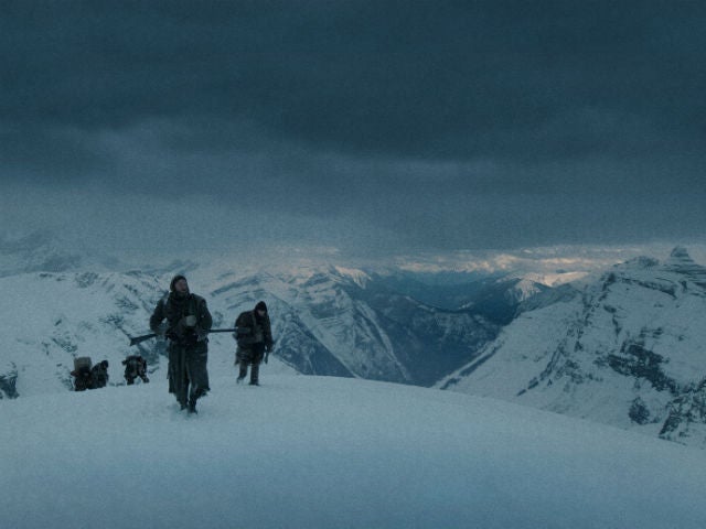 A shot from The Revenant by Emmanuel Lubezki