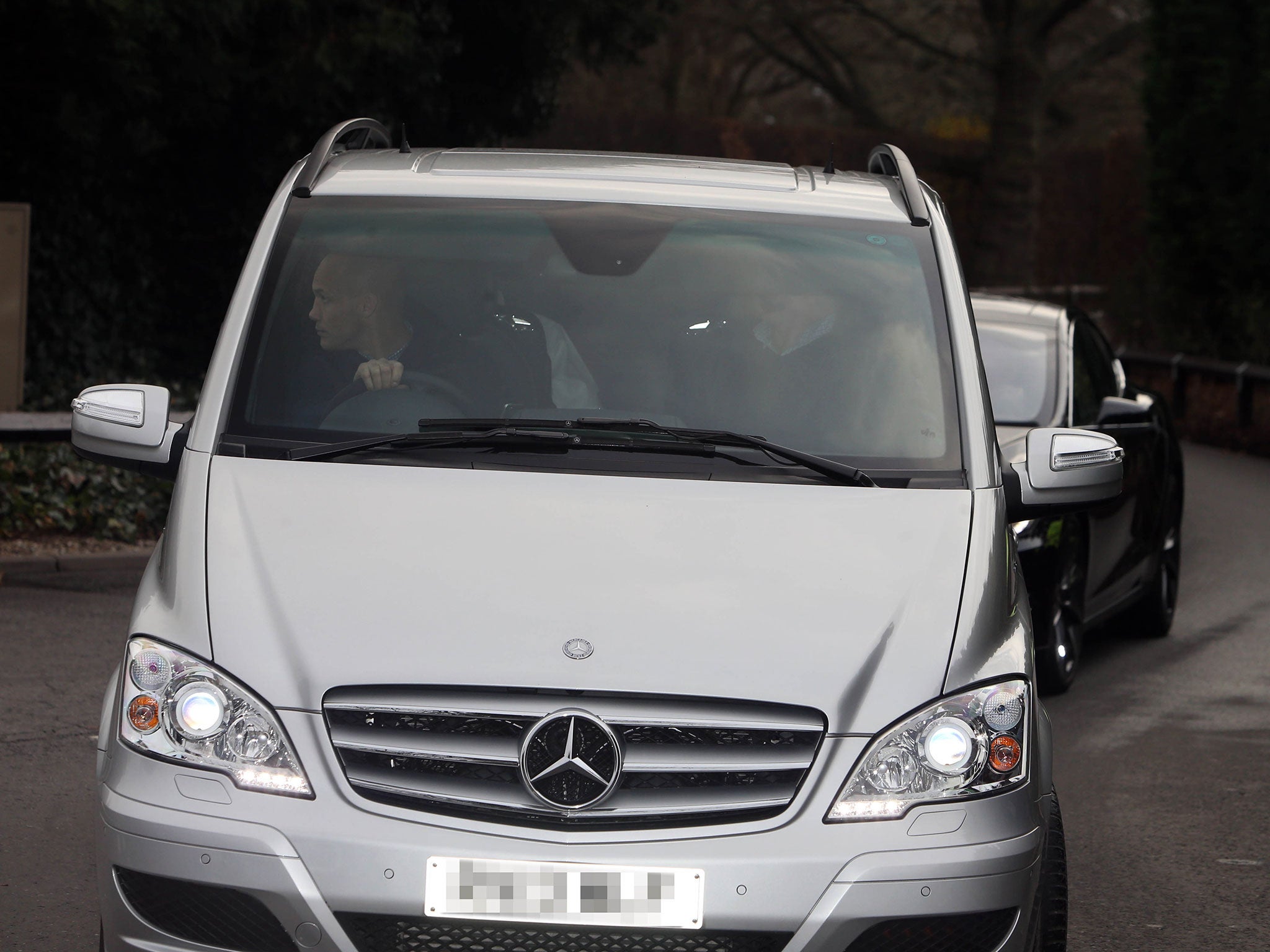 Roman Abramovich leaves Chelsea's training base in Cobham on Friday