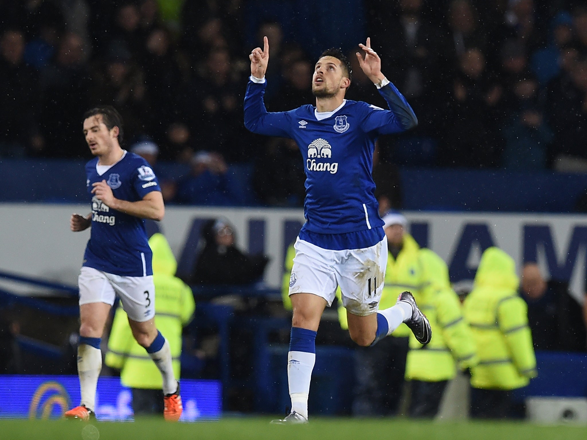 Kevin Mirallas scored a late consolation