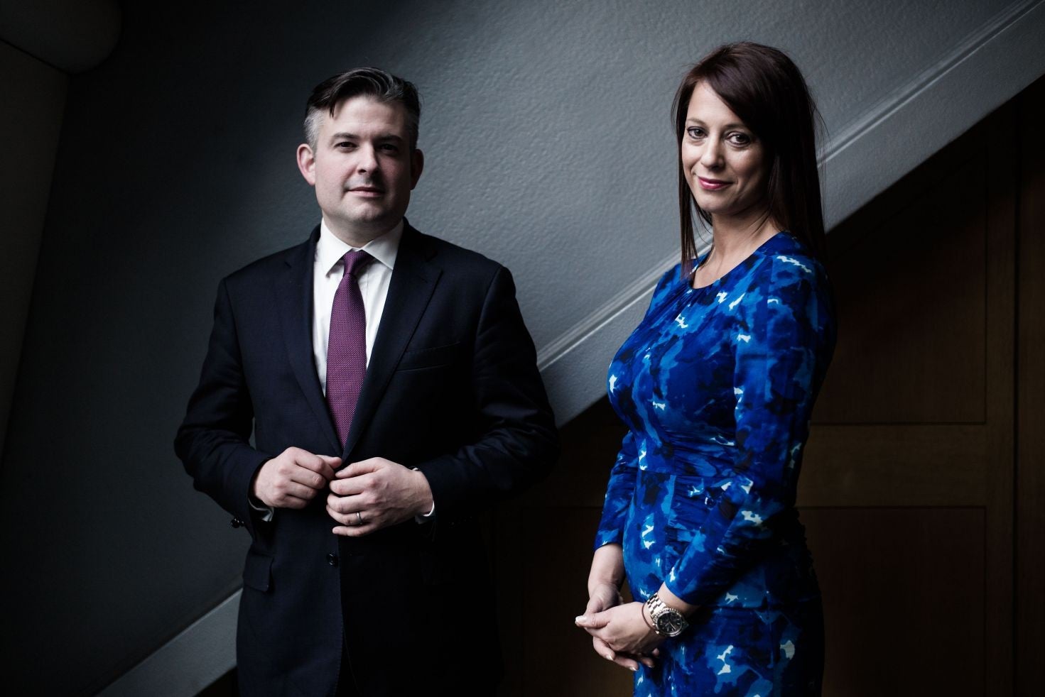 Gloria de Piero MP, Shadow Minister for Young People and Voter Registration, and Jonathan Ashworth, Shadow Minister without Portfolio.