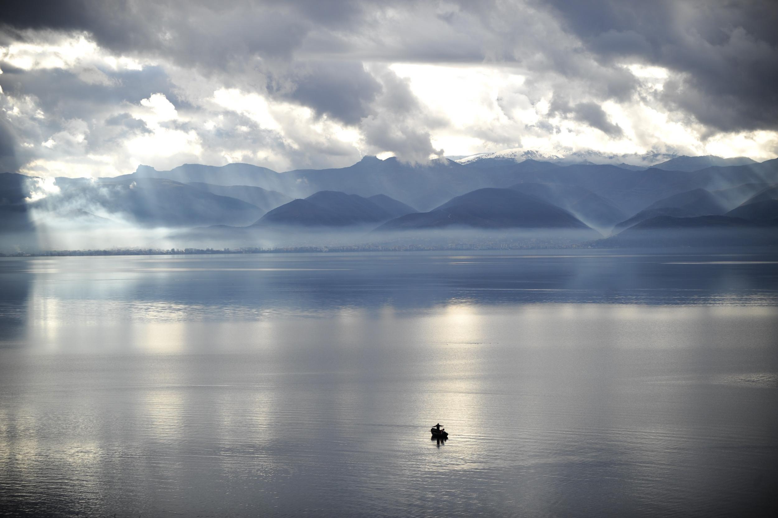 Lake Ohrid, Macedonia