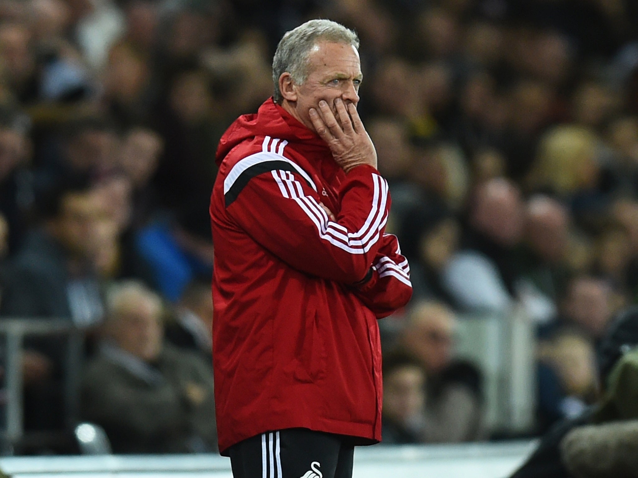 Swansea caretaker manager Alan Curtis