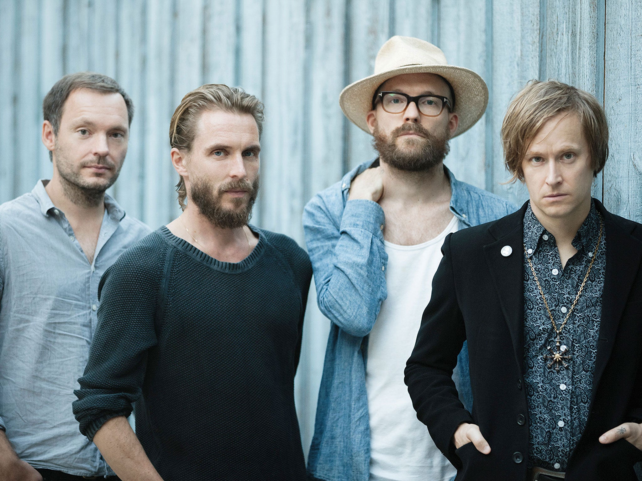 Refused from left to right: Kristofer Steen, Magnus Flagge, David Sandström and Dennis Lyxzén