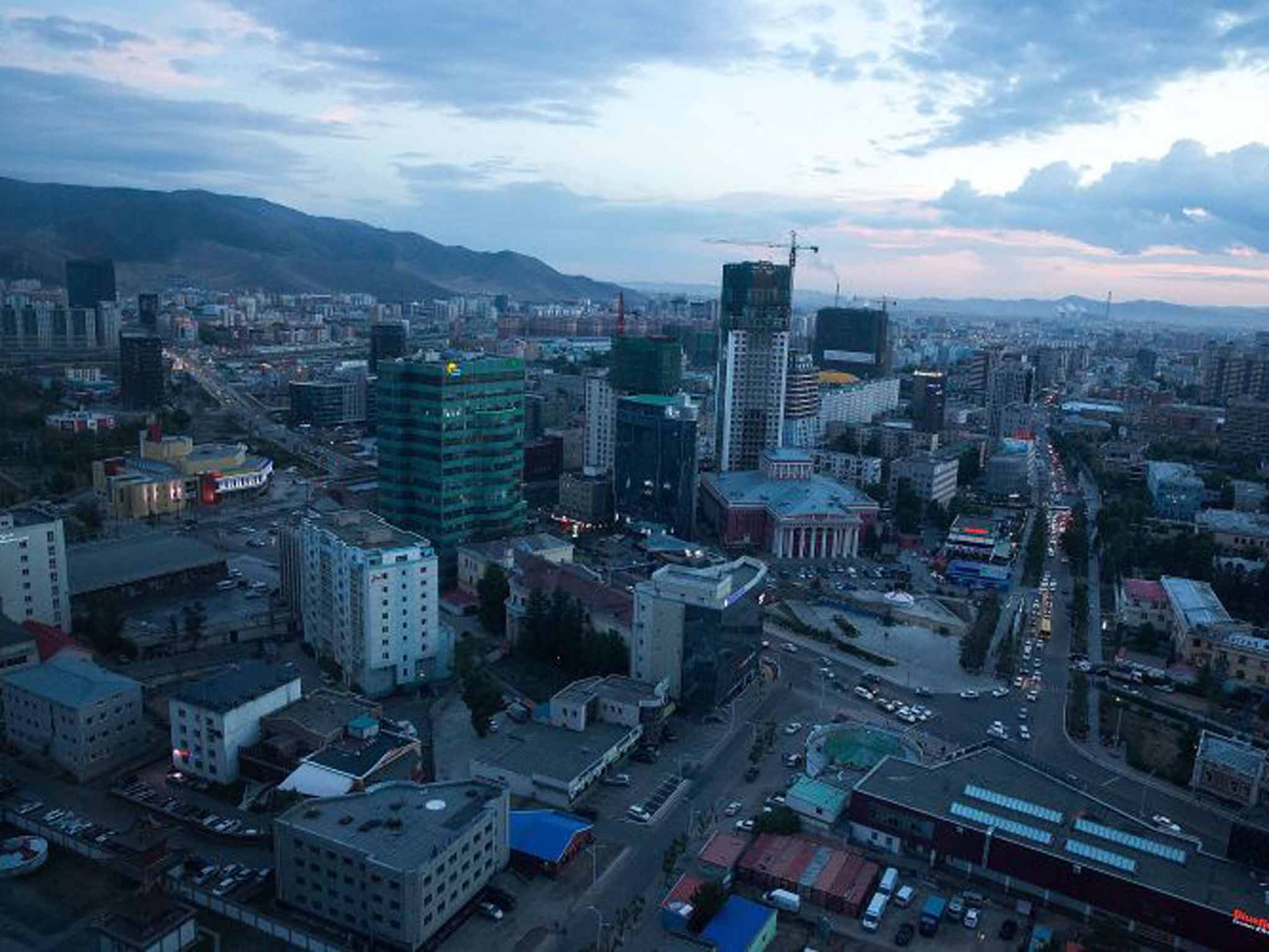 Ulaanbaatar's skyline