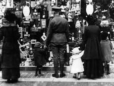 Black and white Christmas photos how the festive season has changed