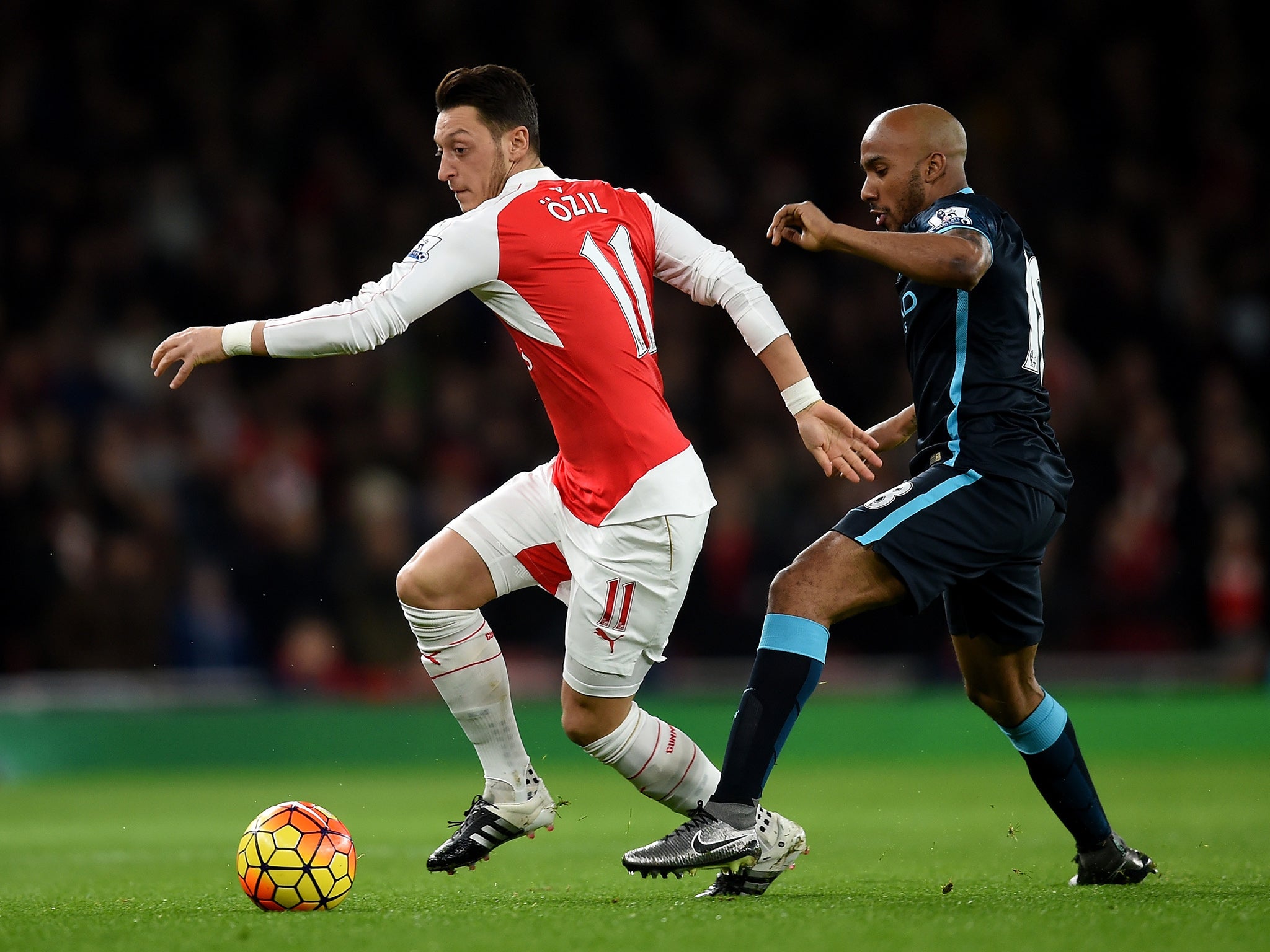 Mesut Ozil impressed for Arsenal