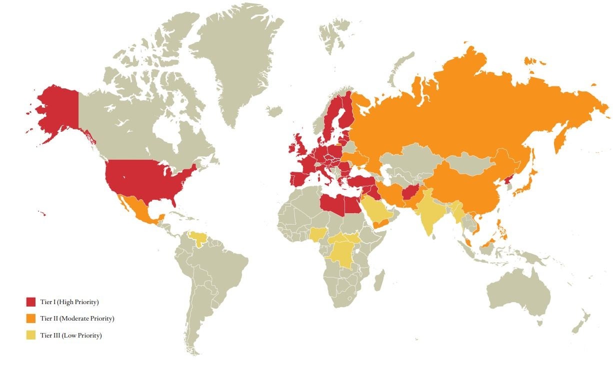 The US Council on Foreign Relations asked 1,000 members of the American public what they feel are the most significant challenges facing the world over the next year to produce a list of 30 separate threats