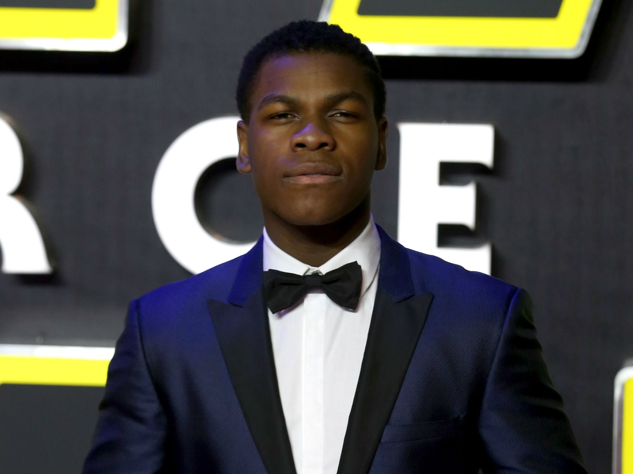 Boyega at the European premiere in London