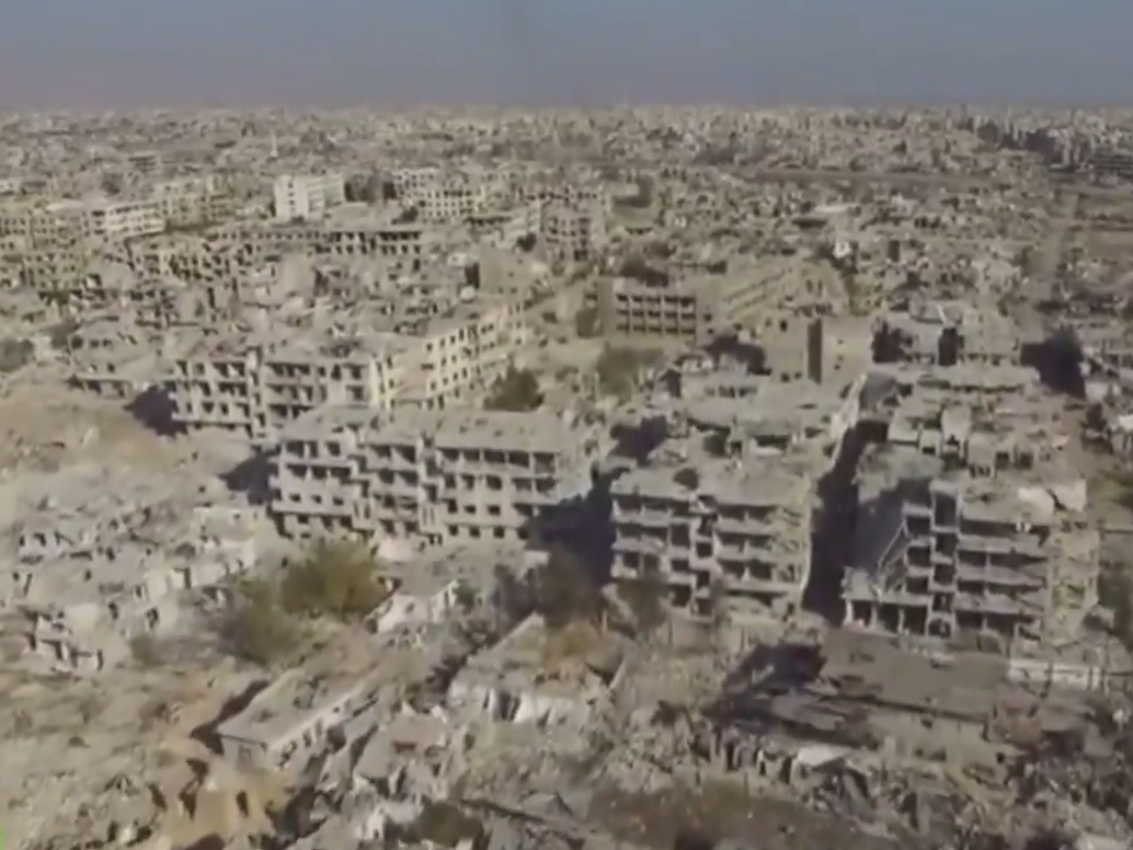 The current state of Jobar, Damascus