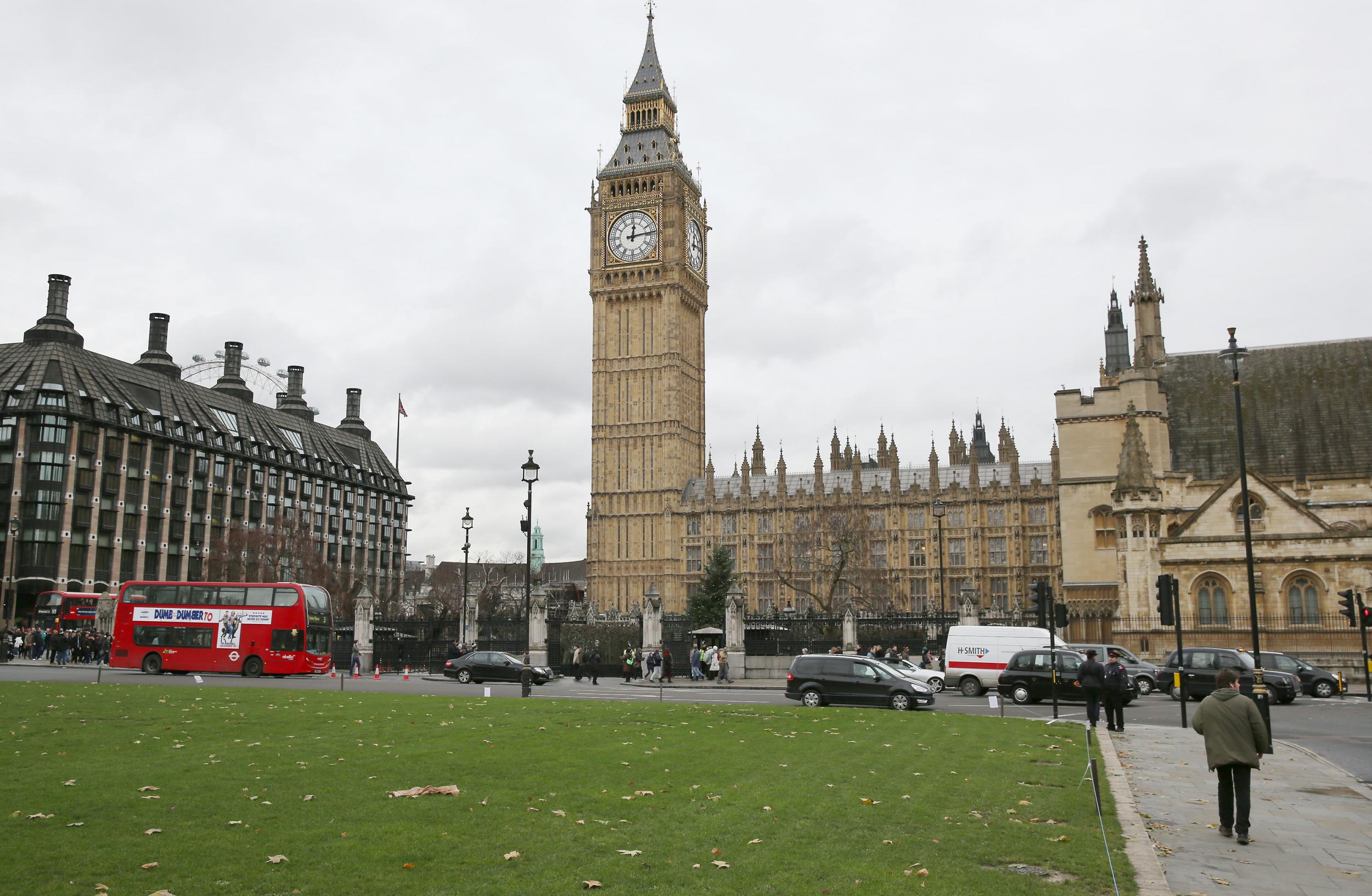 Traffic in Parliament Square