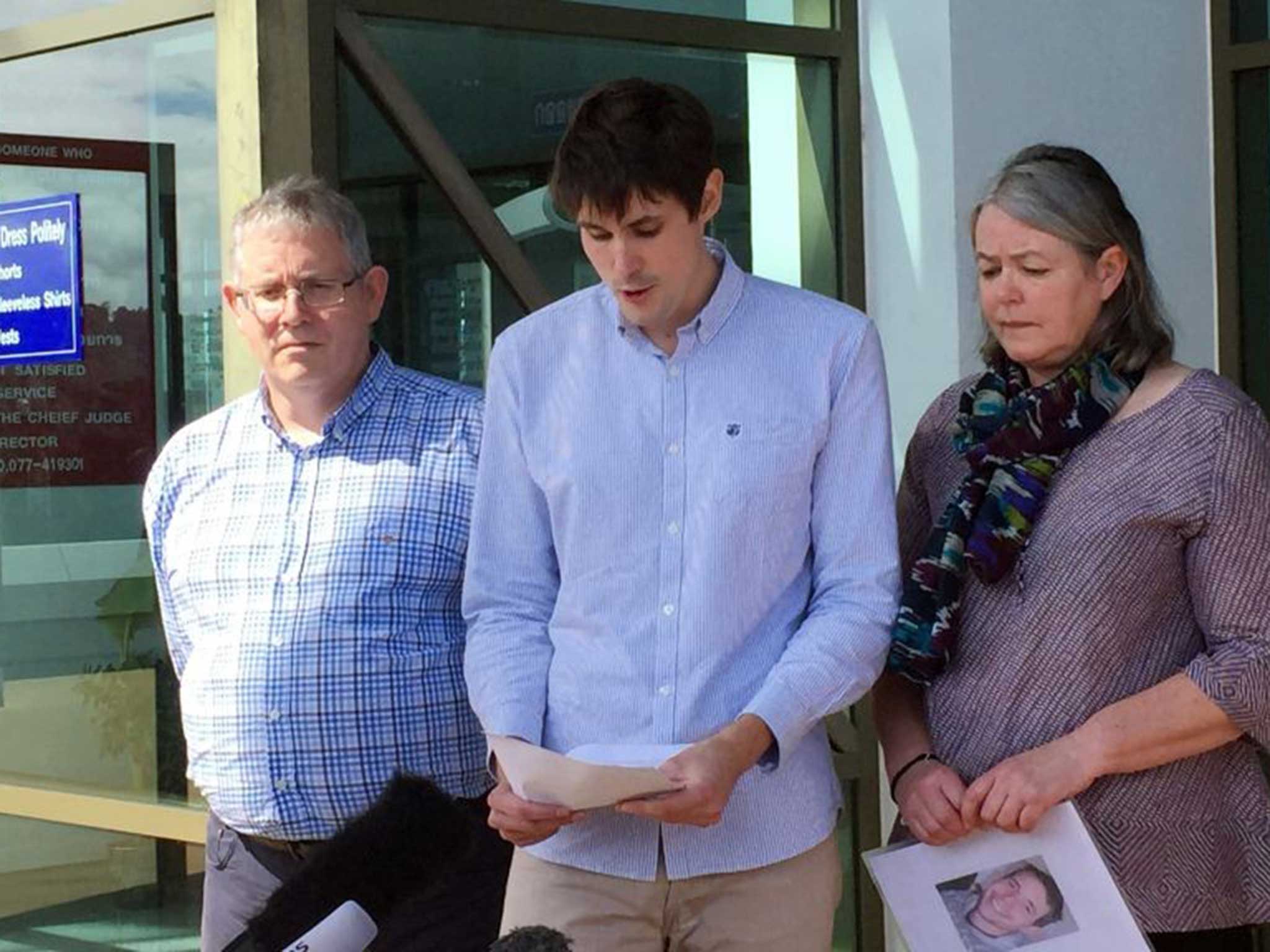 The Millers read out a statement following the court's verdict