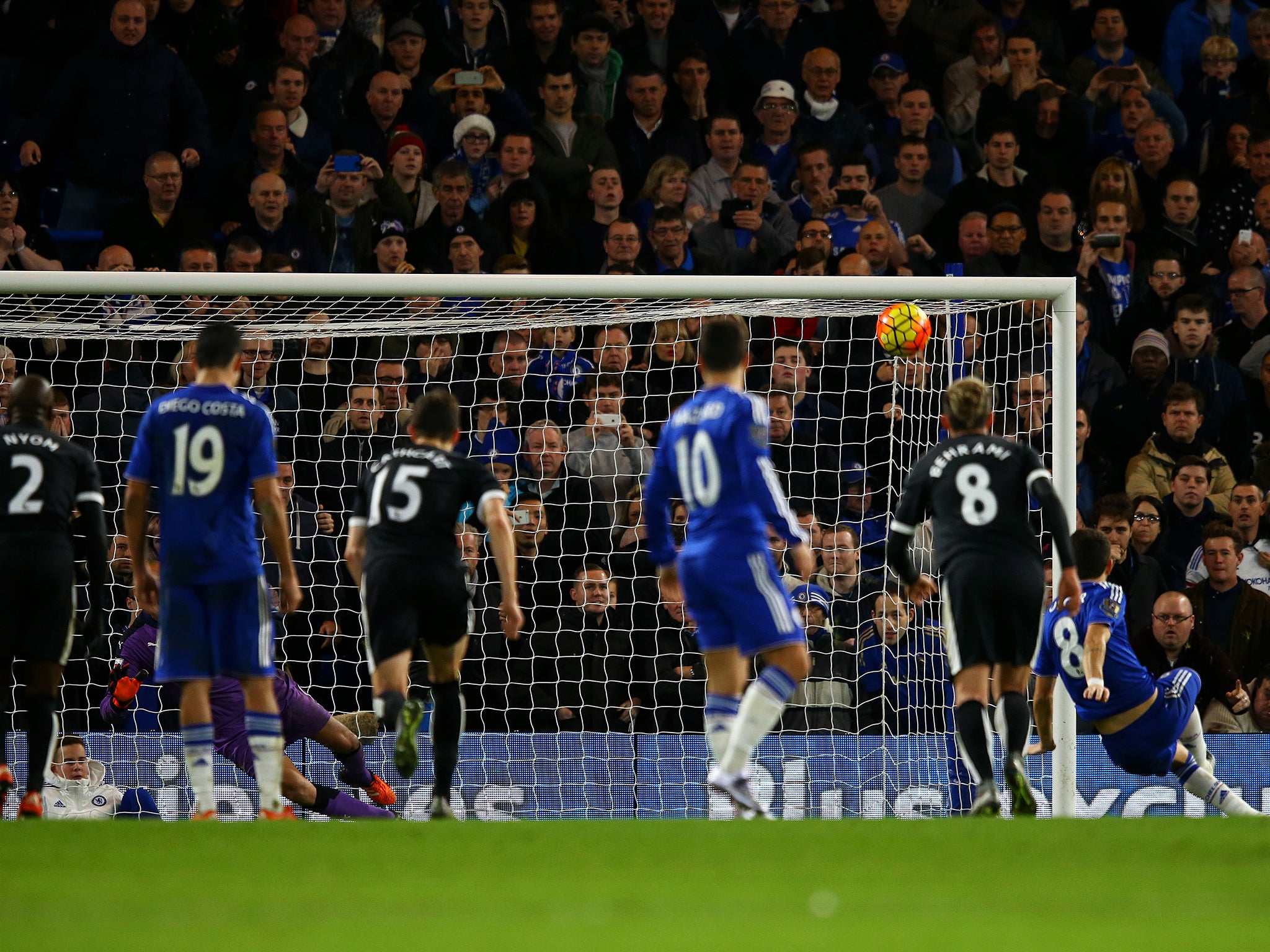 Oscar had the chance to win the game but slipped from the penalty spot