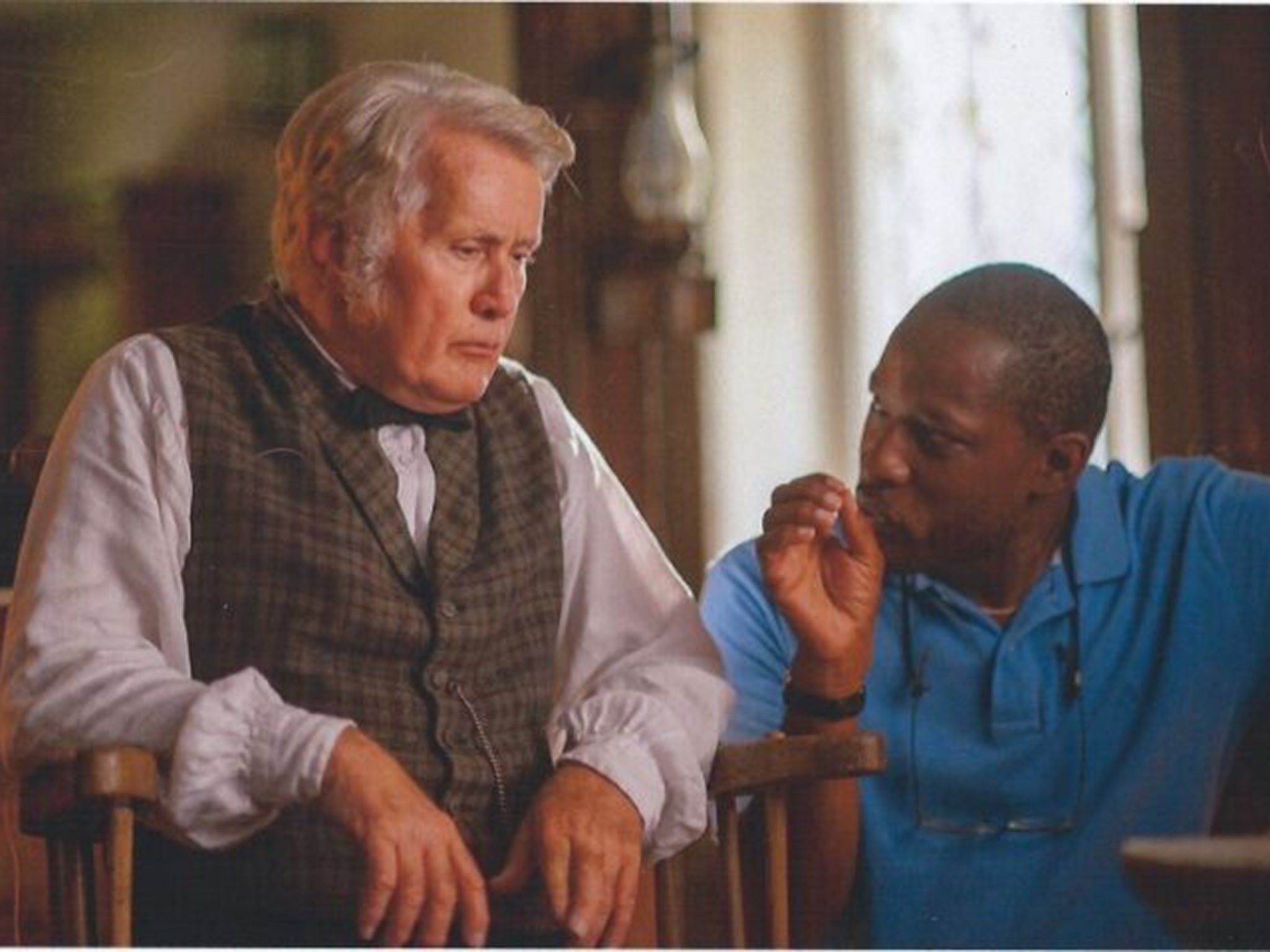 Alrick Riley with Martin Sheen