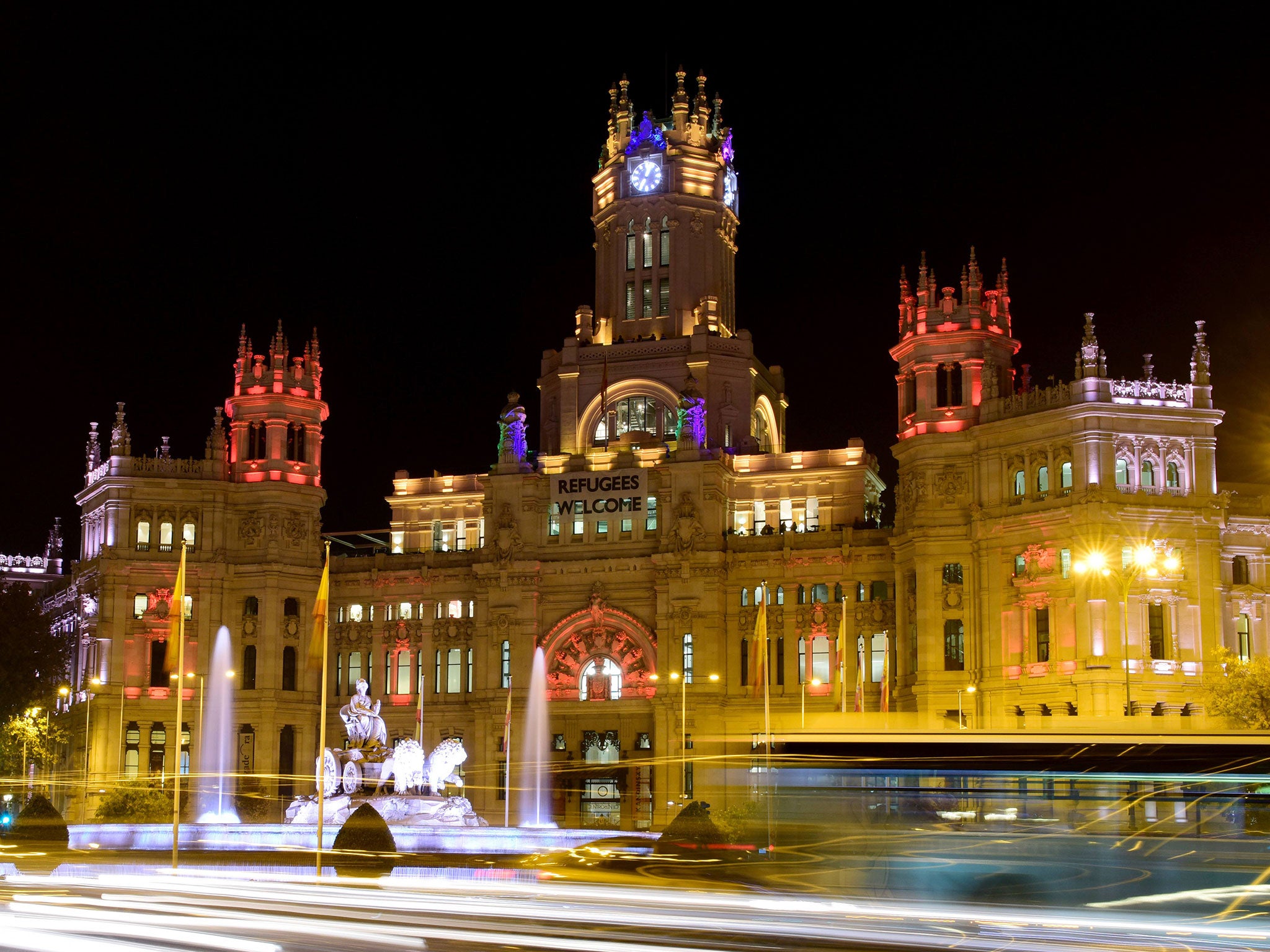 The event was hosted in Madrid's Palacio de Cibeles