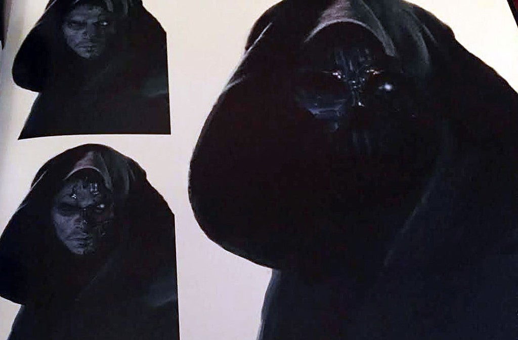 Concept art for Anakin's Force ghost (Picture: Screencrush)