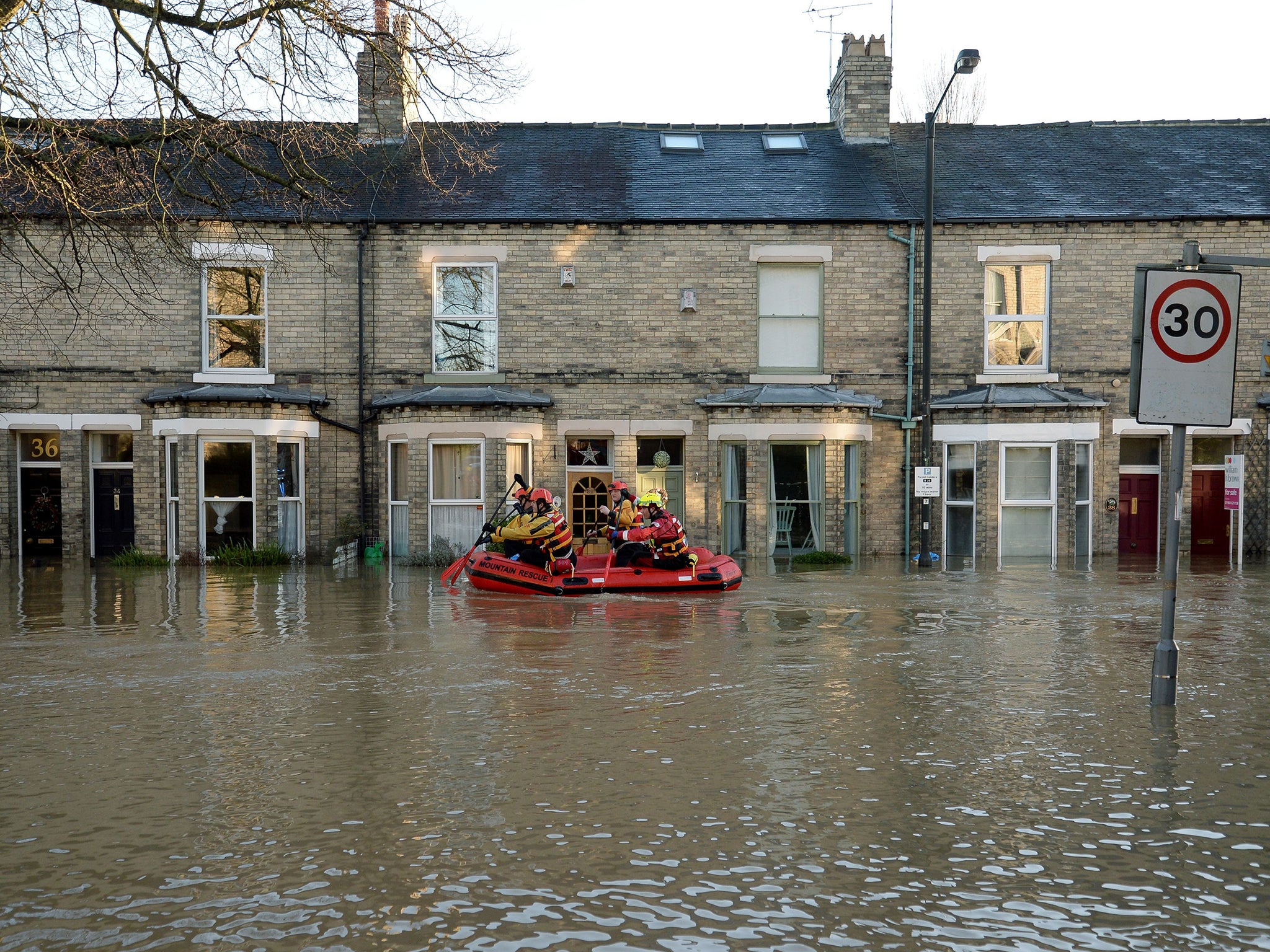 Experts believe the cost of clearing up the most recent flooding could exceed £50m (PA)