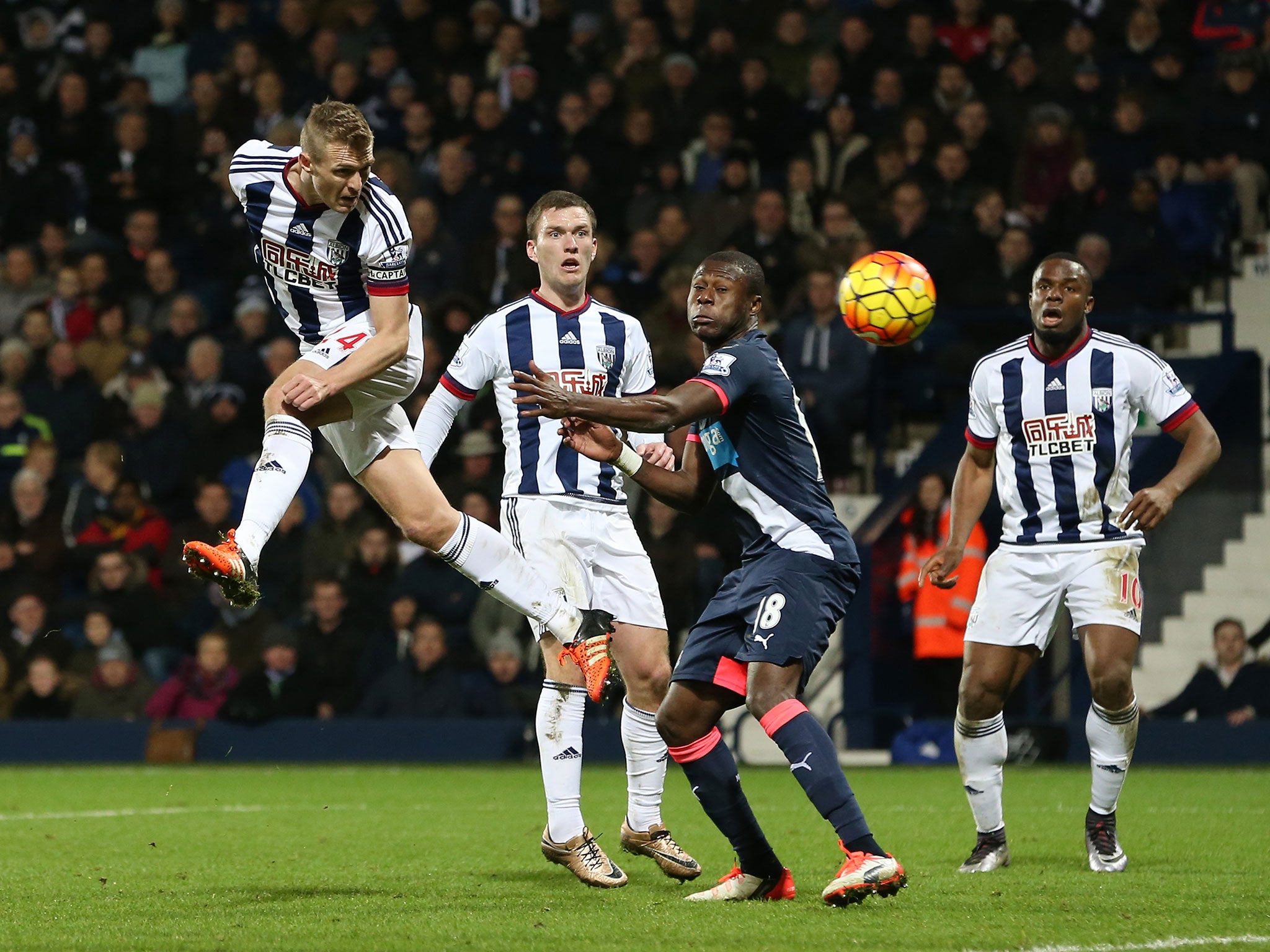 Darren Fletcher heads West Brom ahead