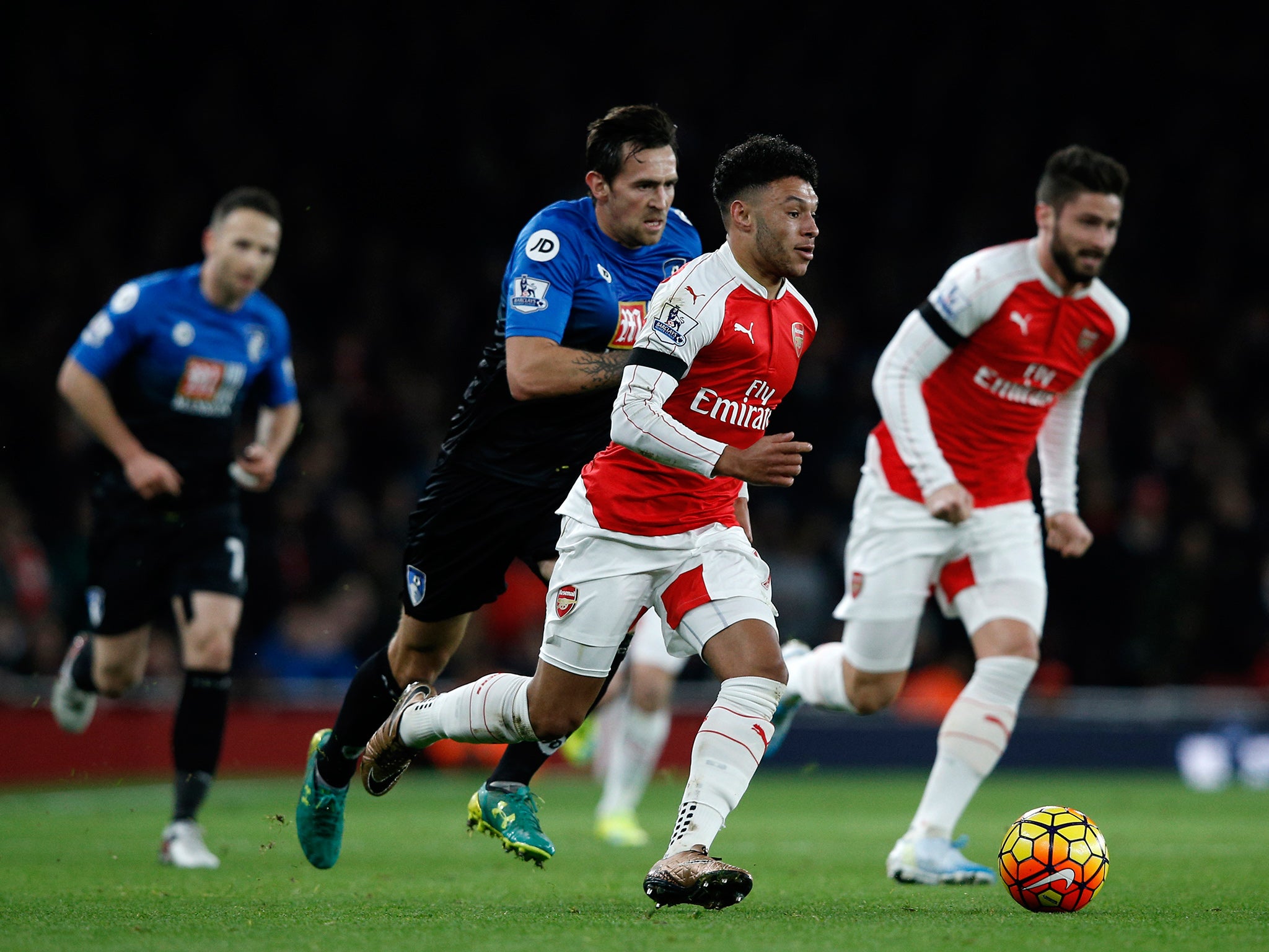 Crocker helped develop Arsenal midfielder Alex Oxlade-Chamberlain...