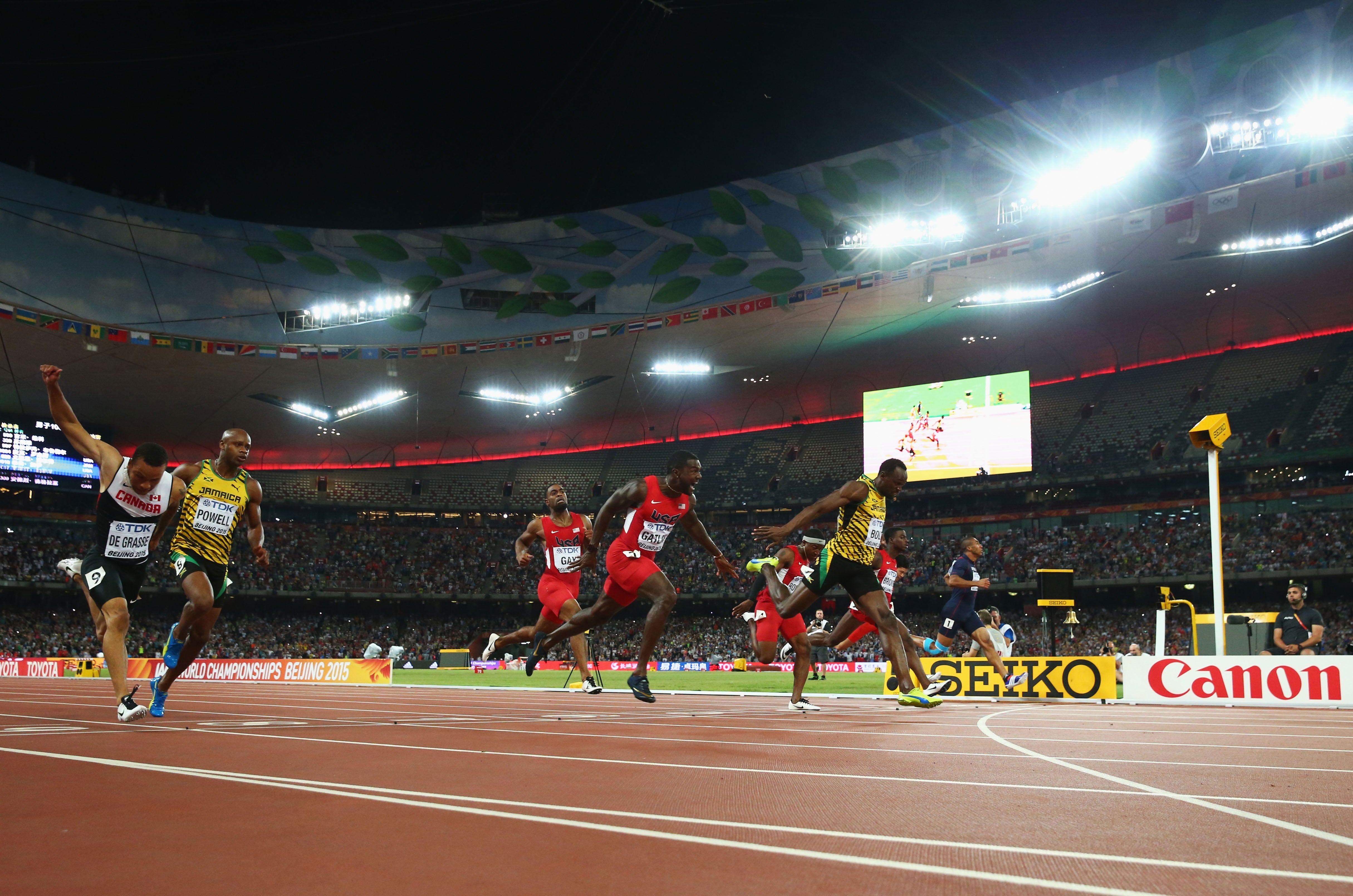 &#13;
Bolt wants to lower his time in the 200m (Getty)&#13;