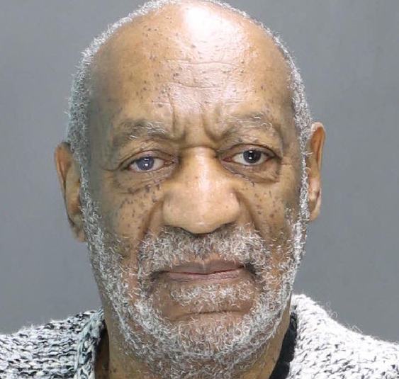 Mr Cosby was finger-printed and photographed by police