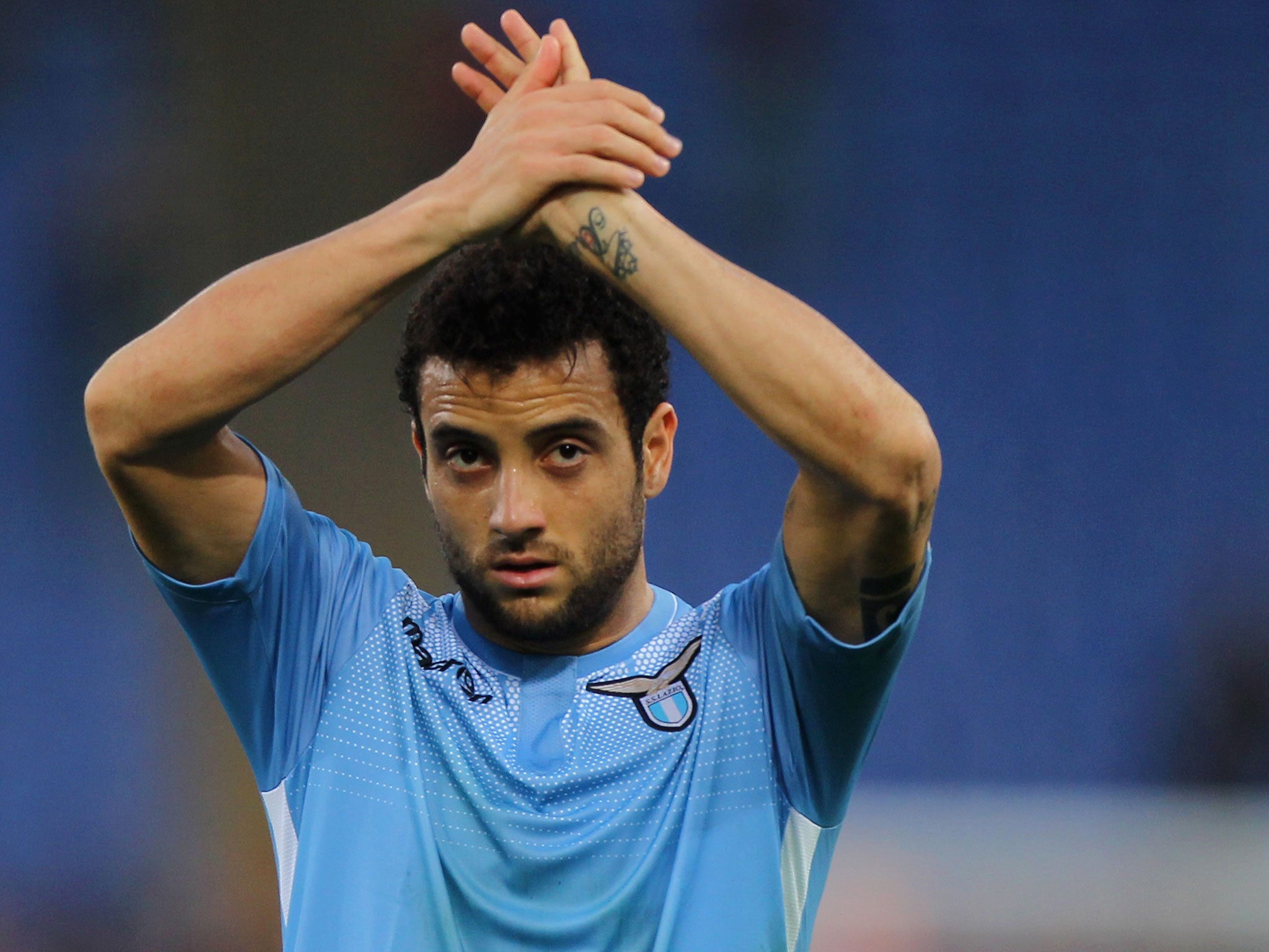 Lazio midfielder Felipe Anderson is wanted by Manchester United