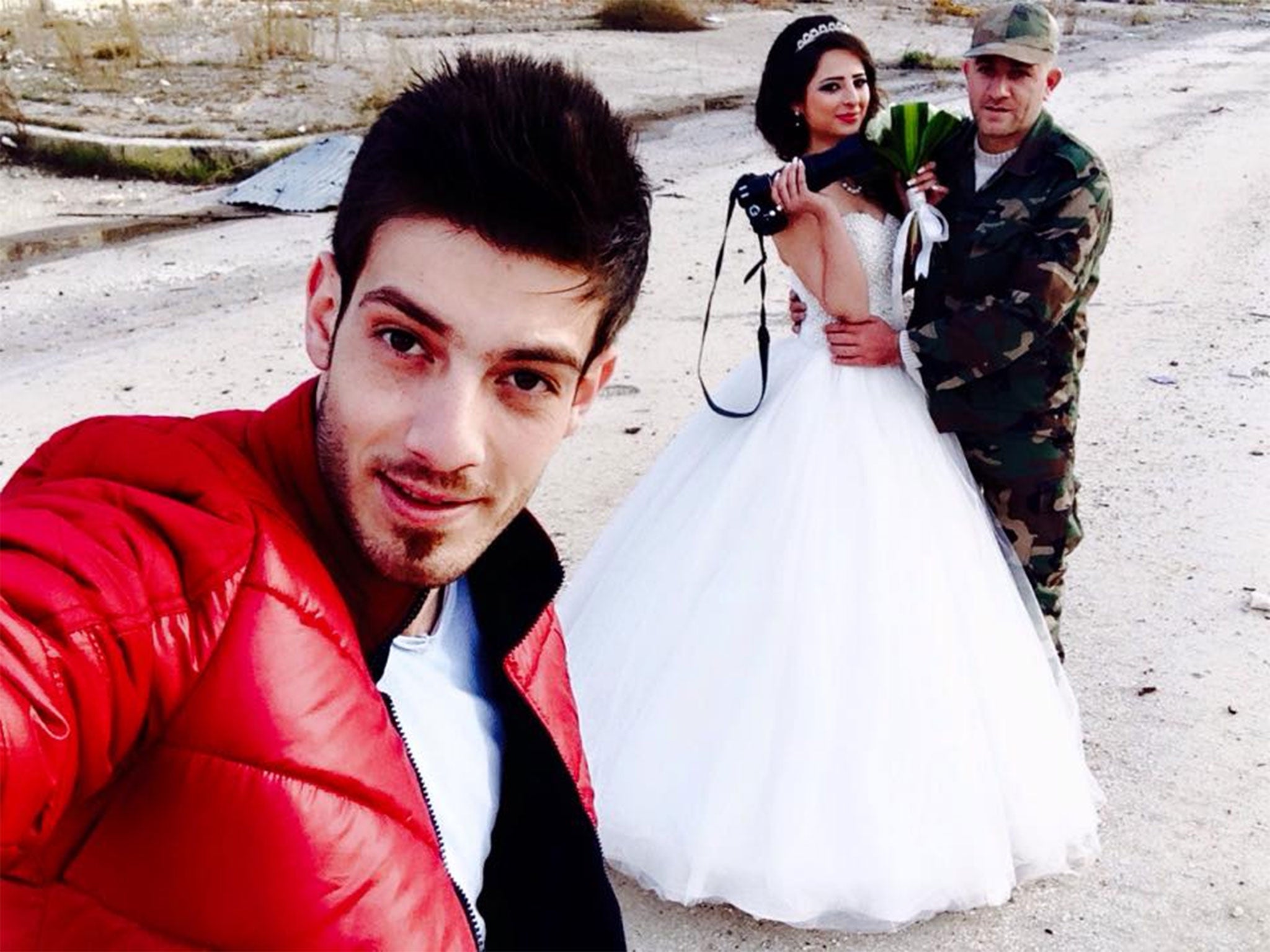 Jafar Meray posted a selfie with the couple on his Facebook page