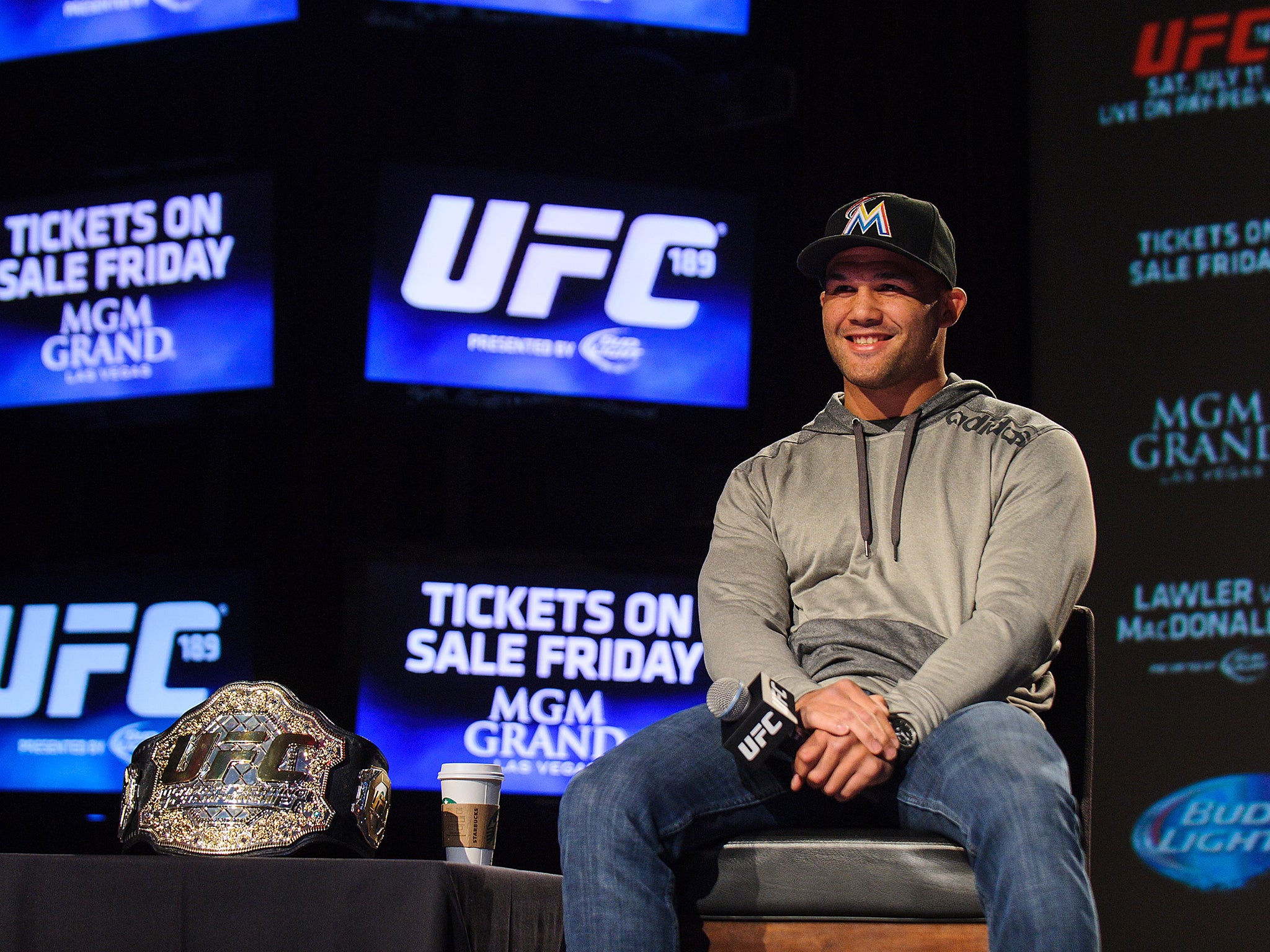 &#13;
Lawler ahead of the fight with Carlos Condit&#13;