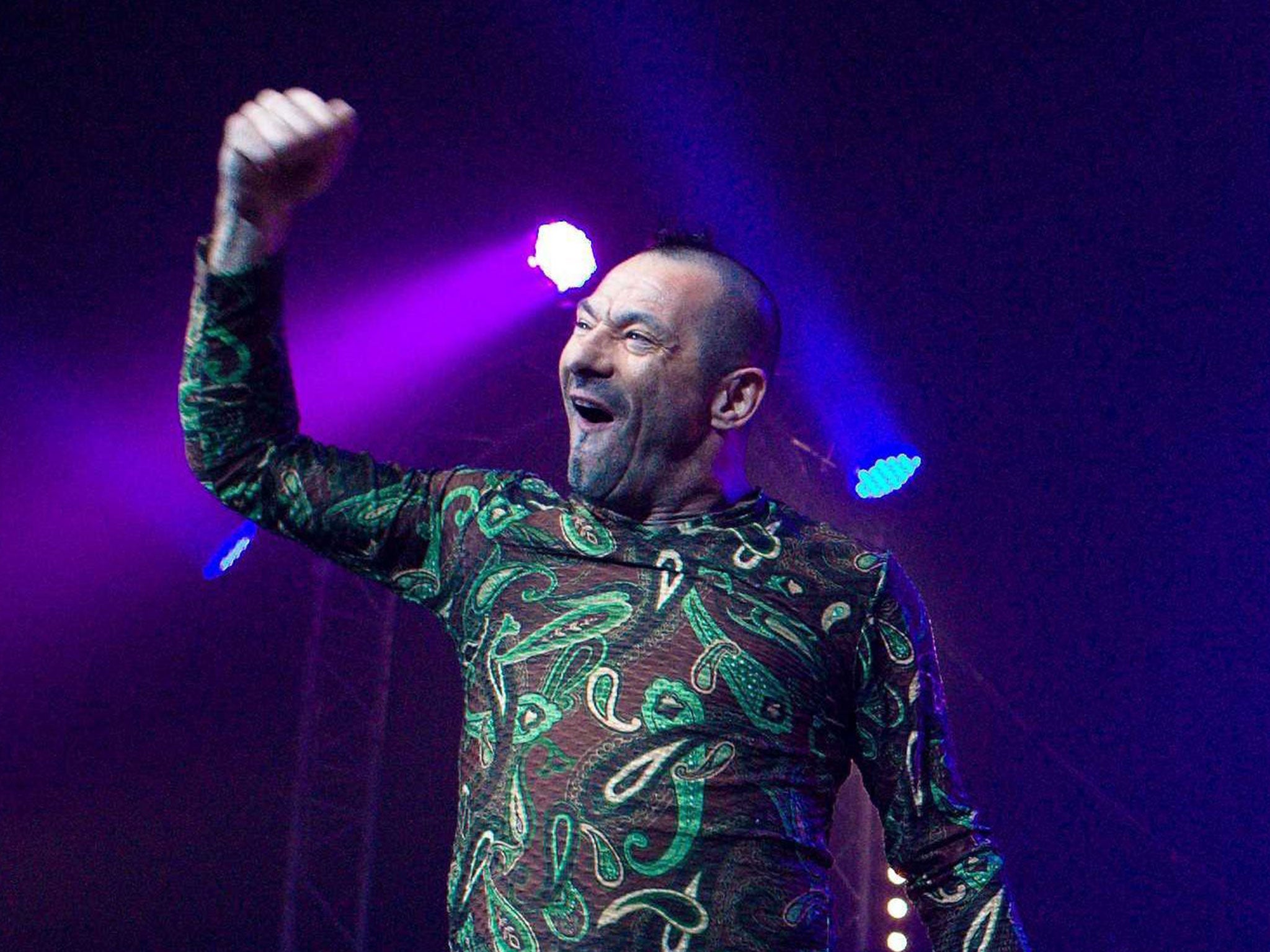 Guru Josh in 2008 on stage in Strasbourg