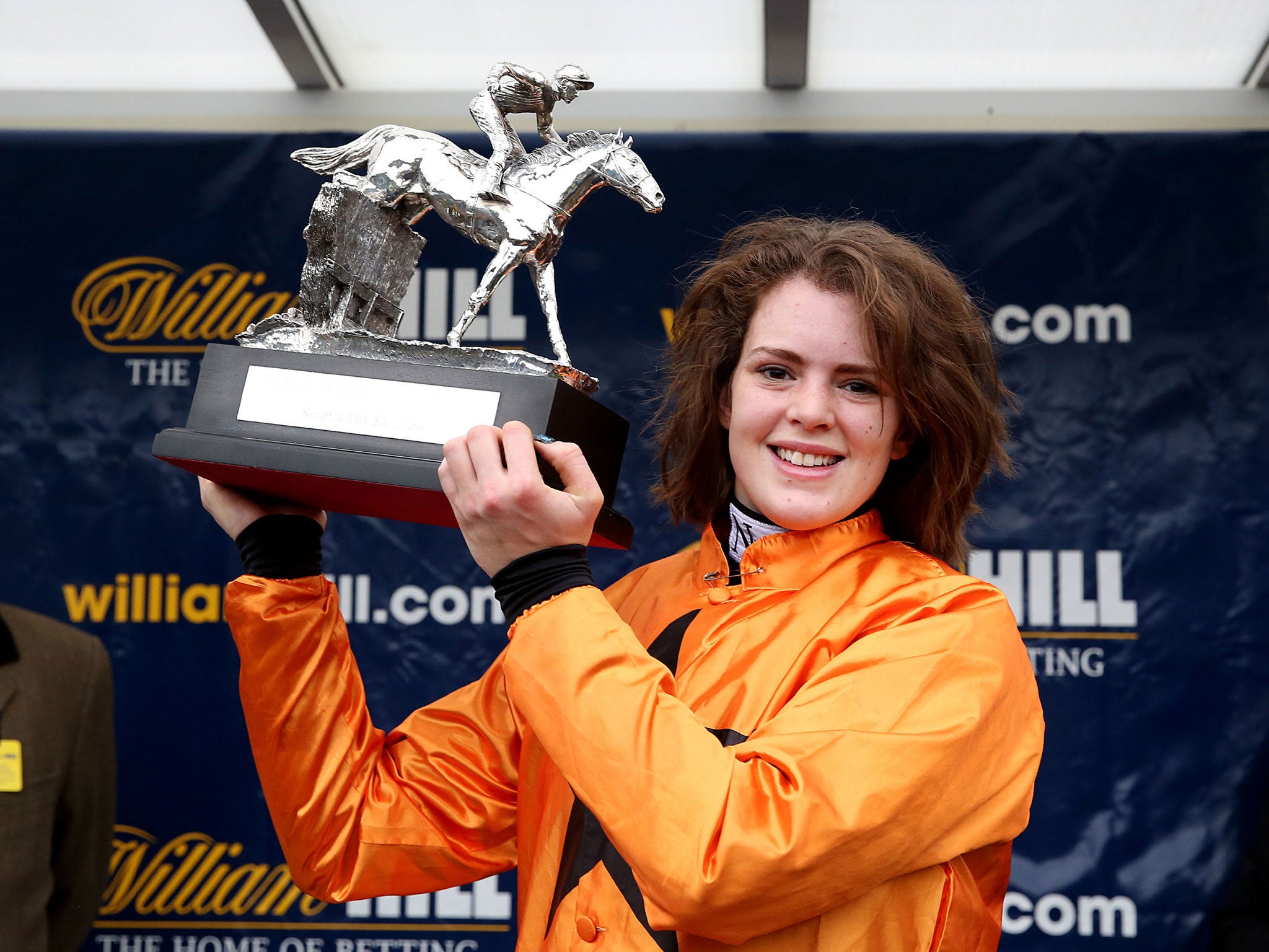 Lizzie Kelly, fresh from success at Kempton on Boxing Day, rides Aubusson at Cheltenham