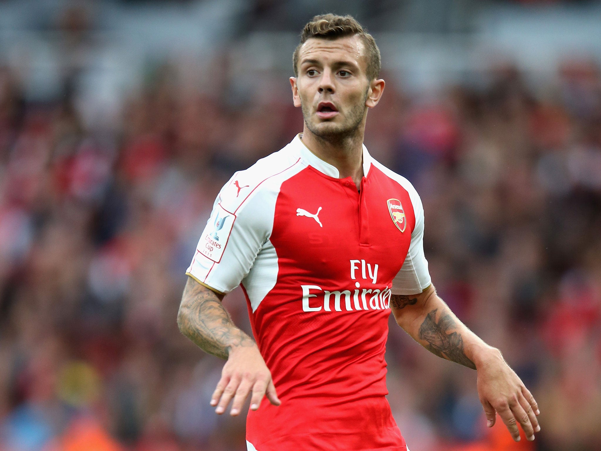 Wilshere's last played in the Emirates Cup in pre-season