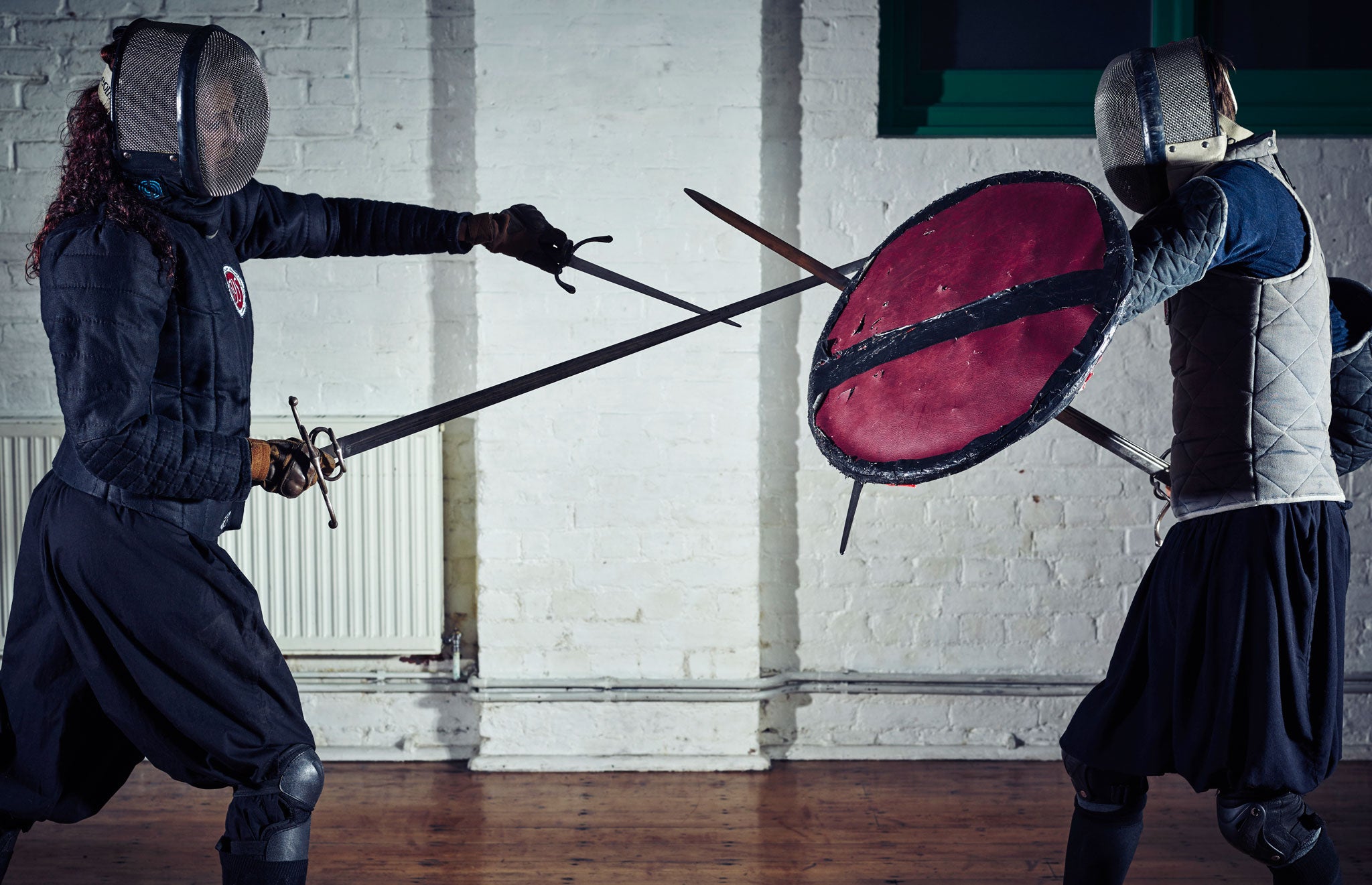 Members of the 1595 Club in action