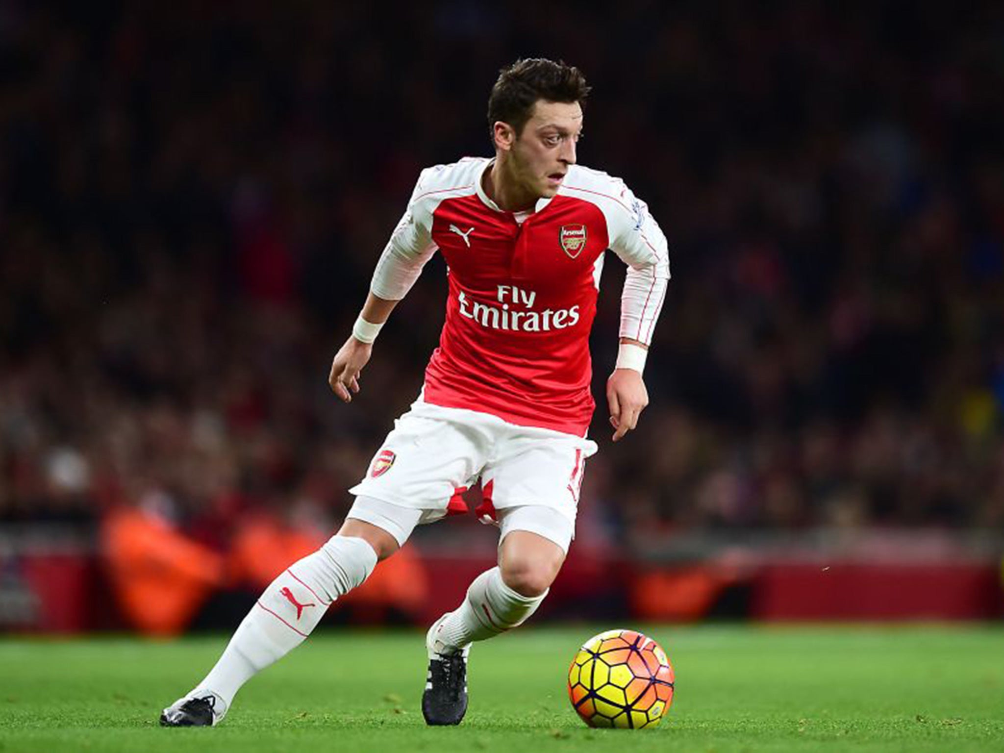 Mesut Ozil has 16 Premier League assists for Arsenal already this season