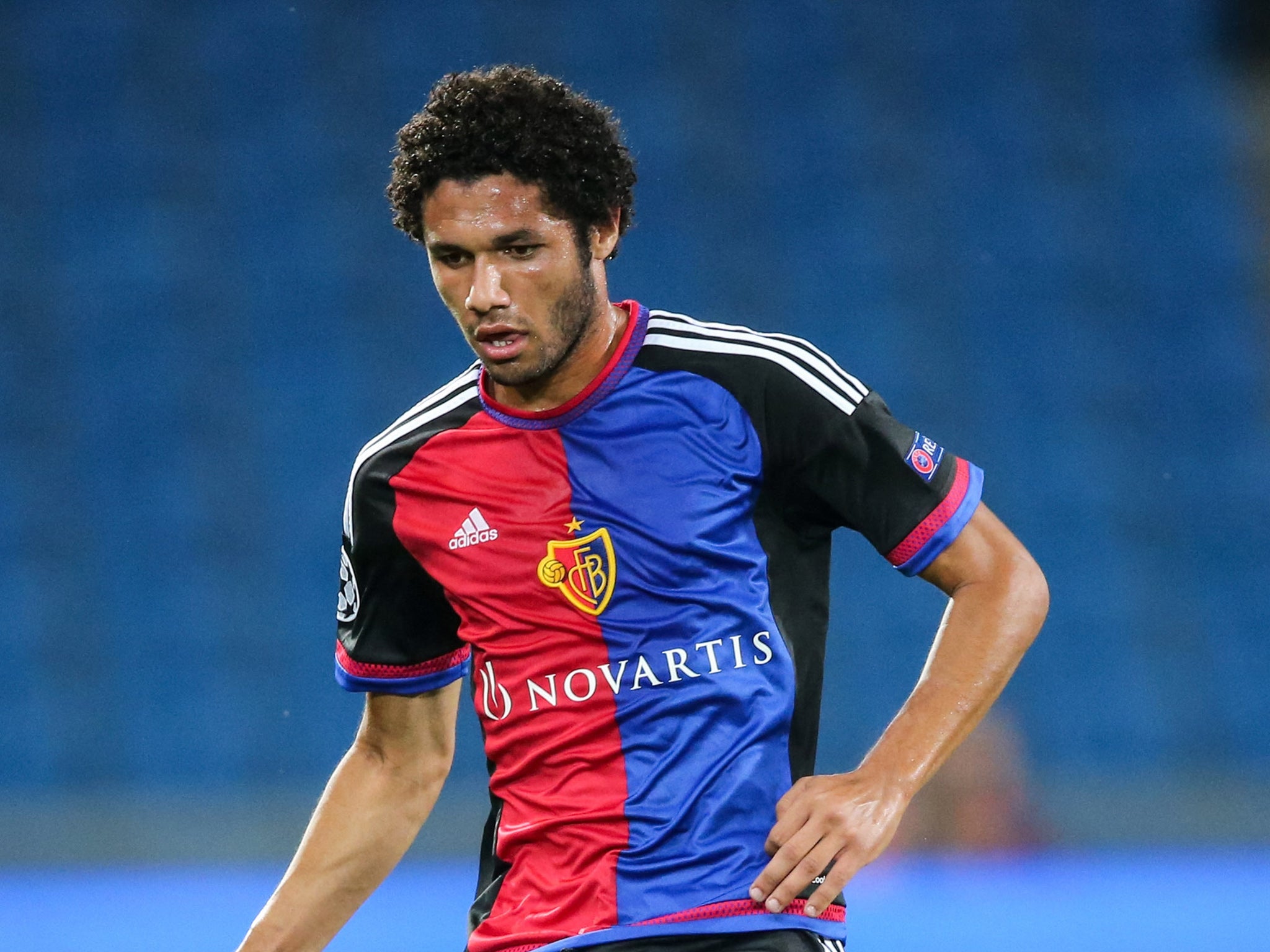 Basel midfielder Mohamed Elneny