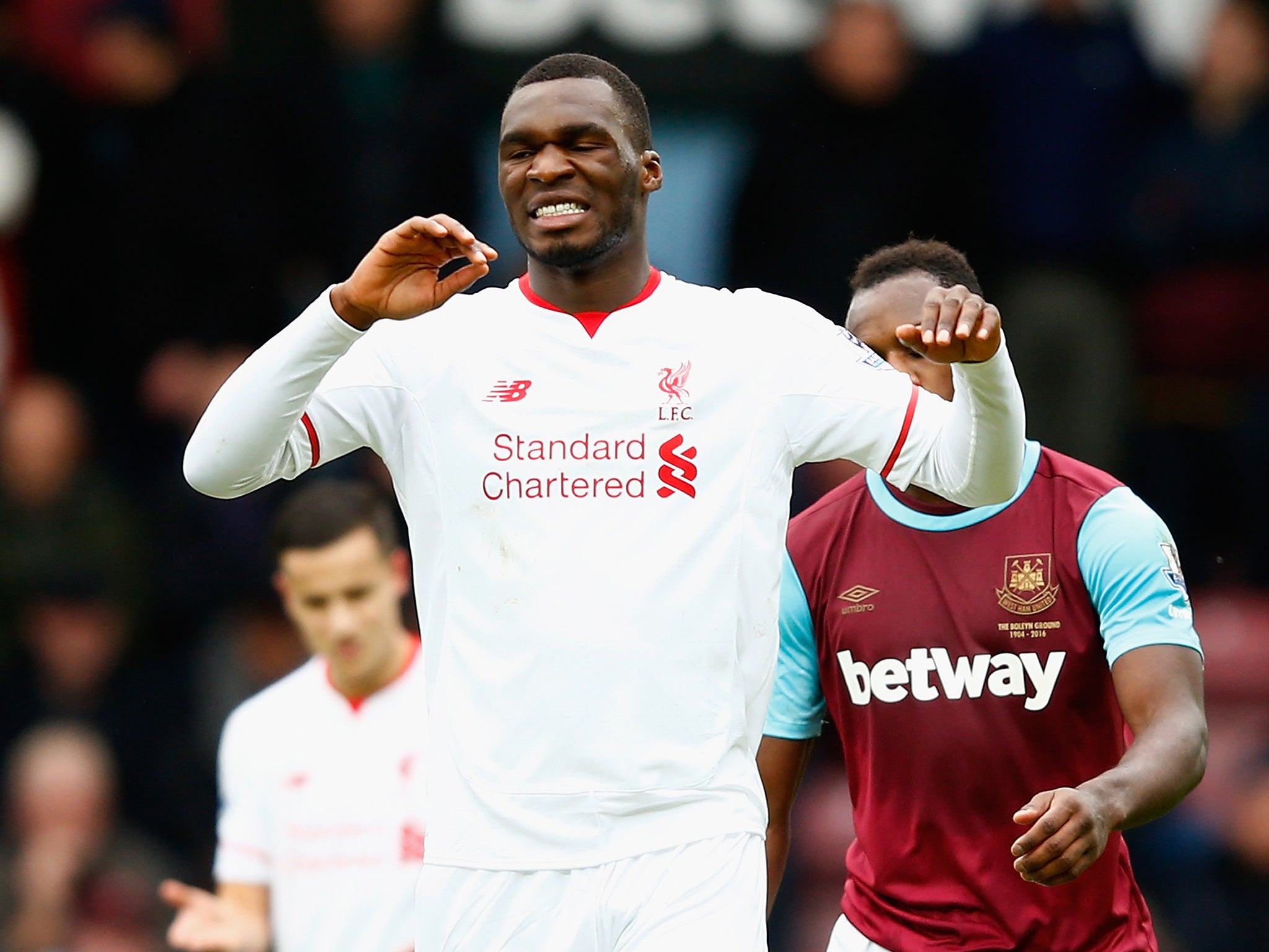 Liverpool striker Christian Benteke